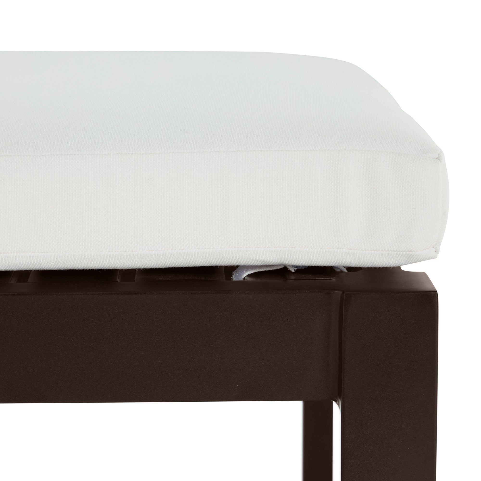 Club Aluminum Backless Outdoor Bench