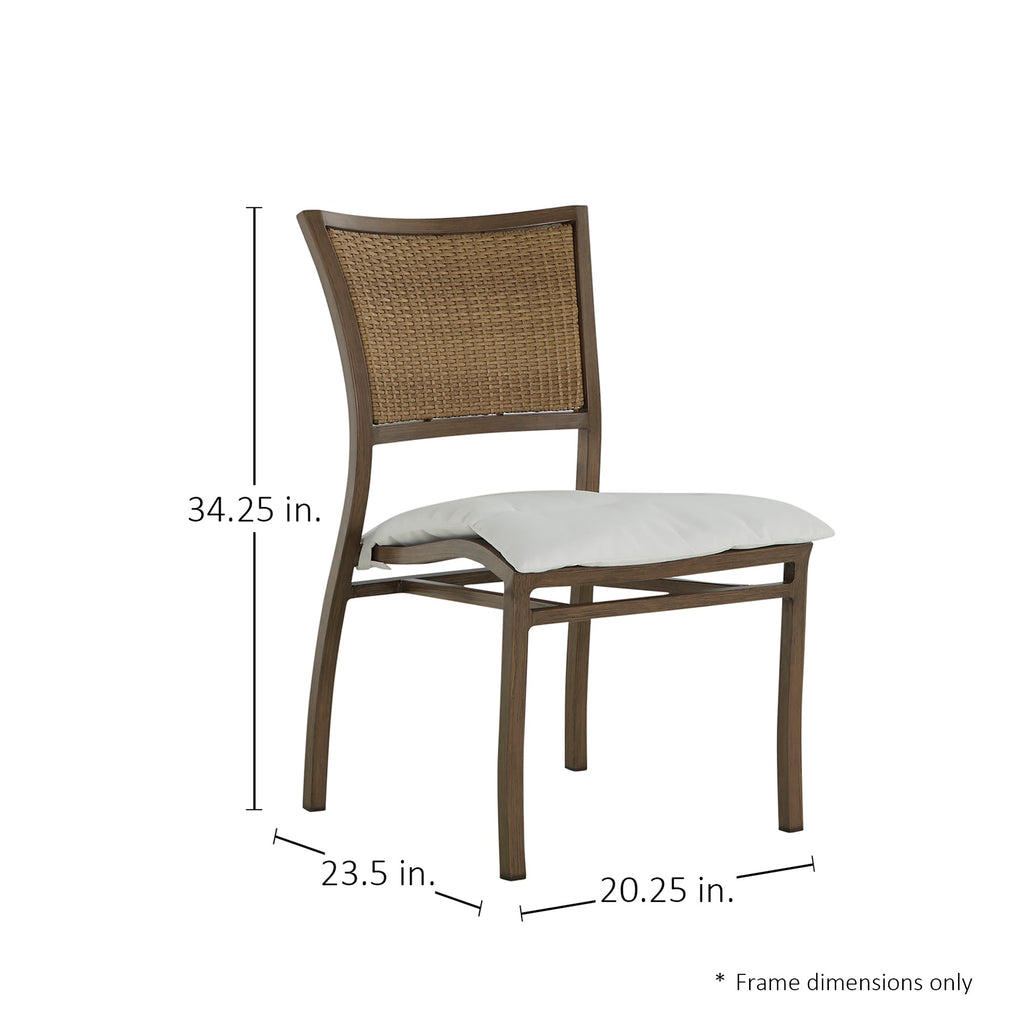 Aire N-Dura Resin Wicker Outdoor Side Chair