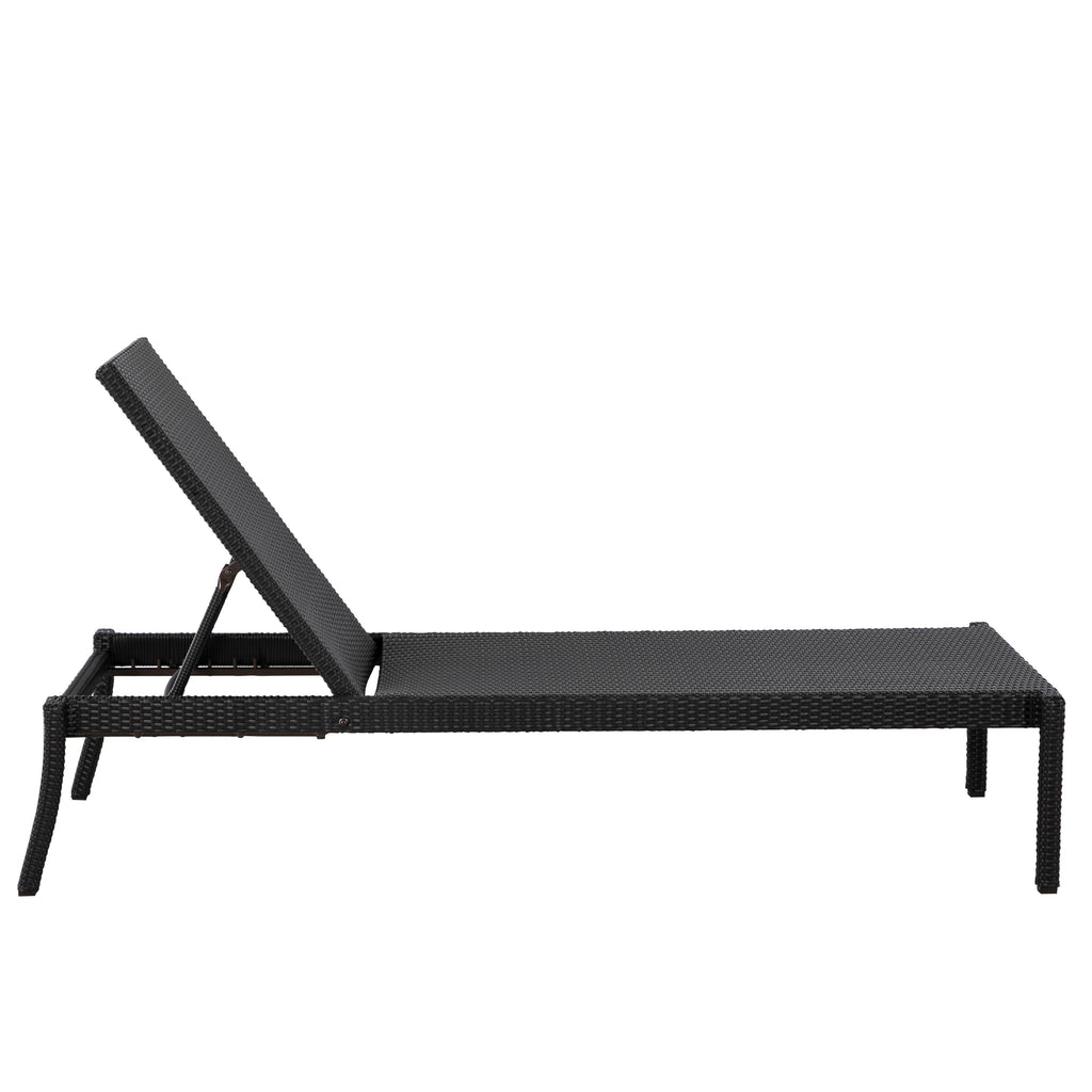 Nathan Wicker Outdoor Armless Chaise Lounge