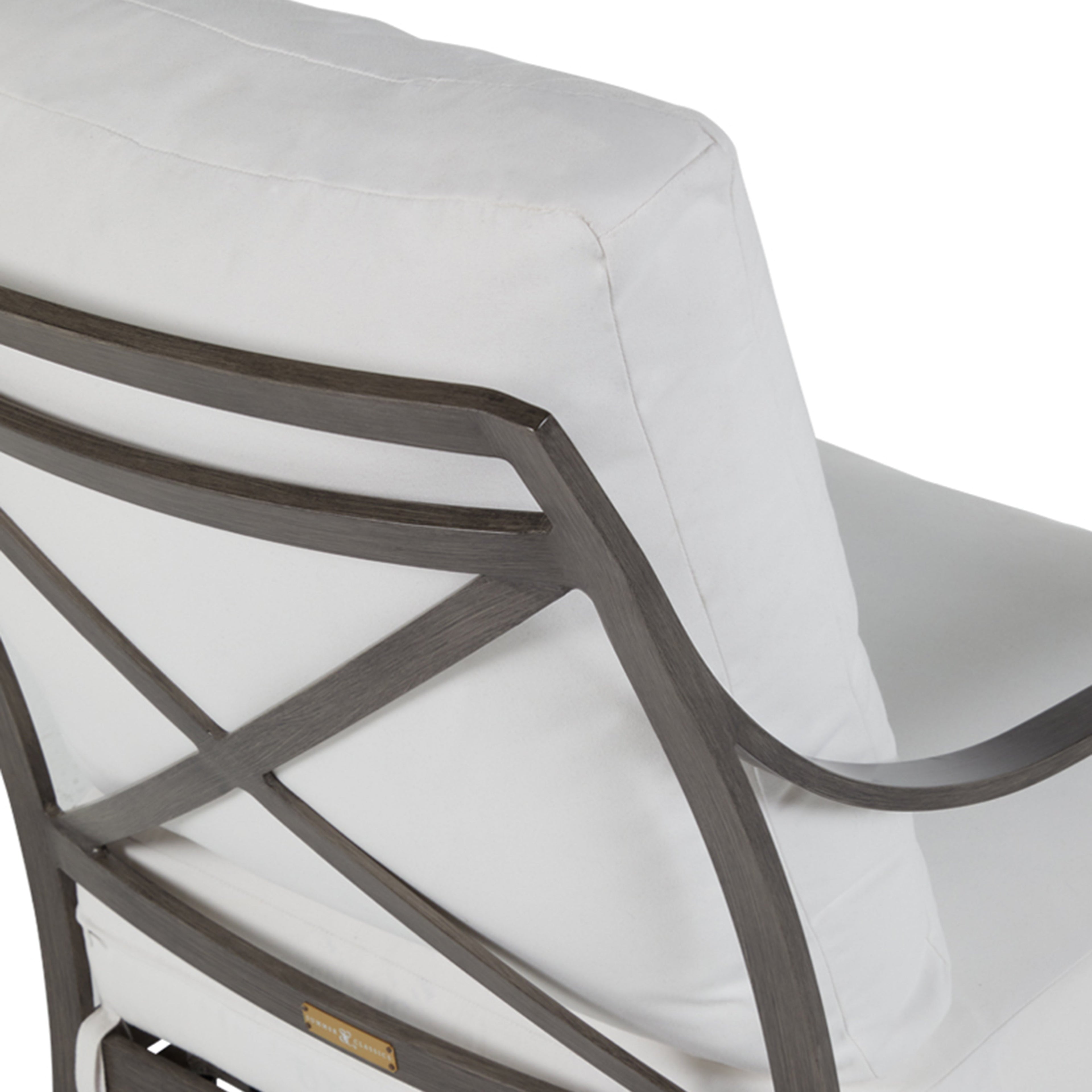 Monaco Aluminum Outdoor Spring Lounge Chair