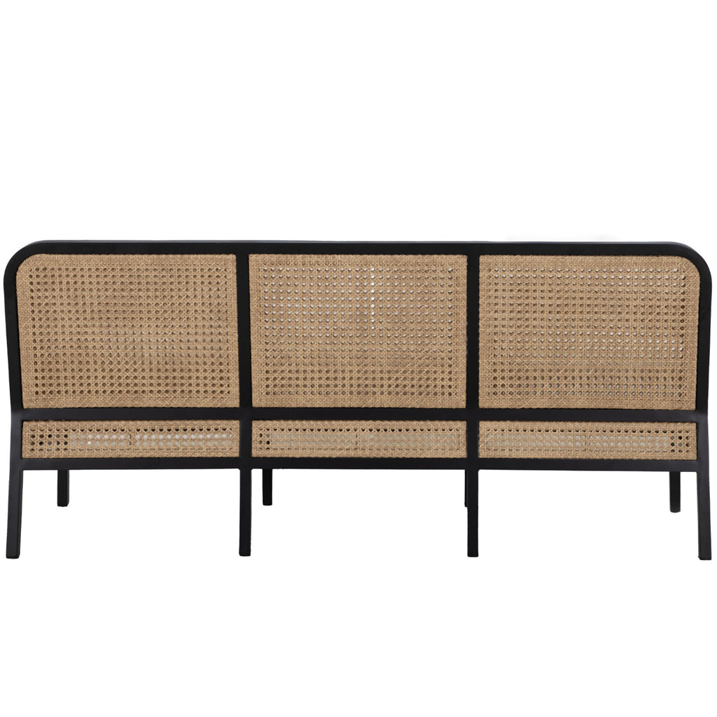 Havana Resin Wicker Outdoor Banquette