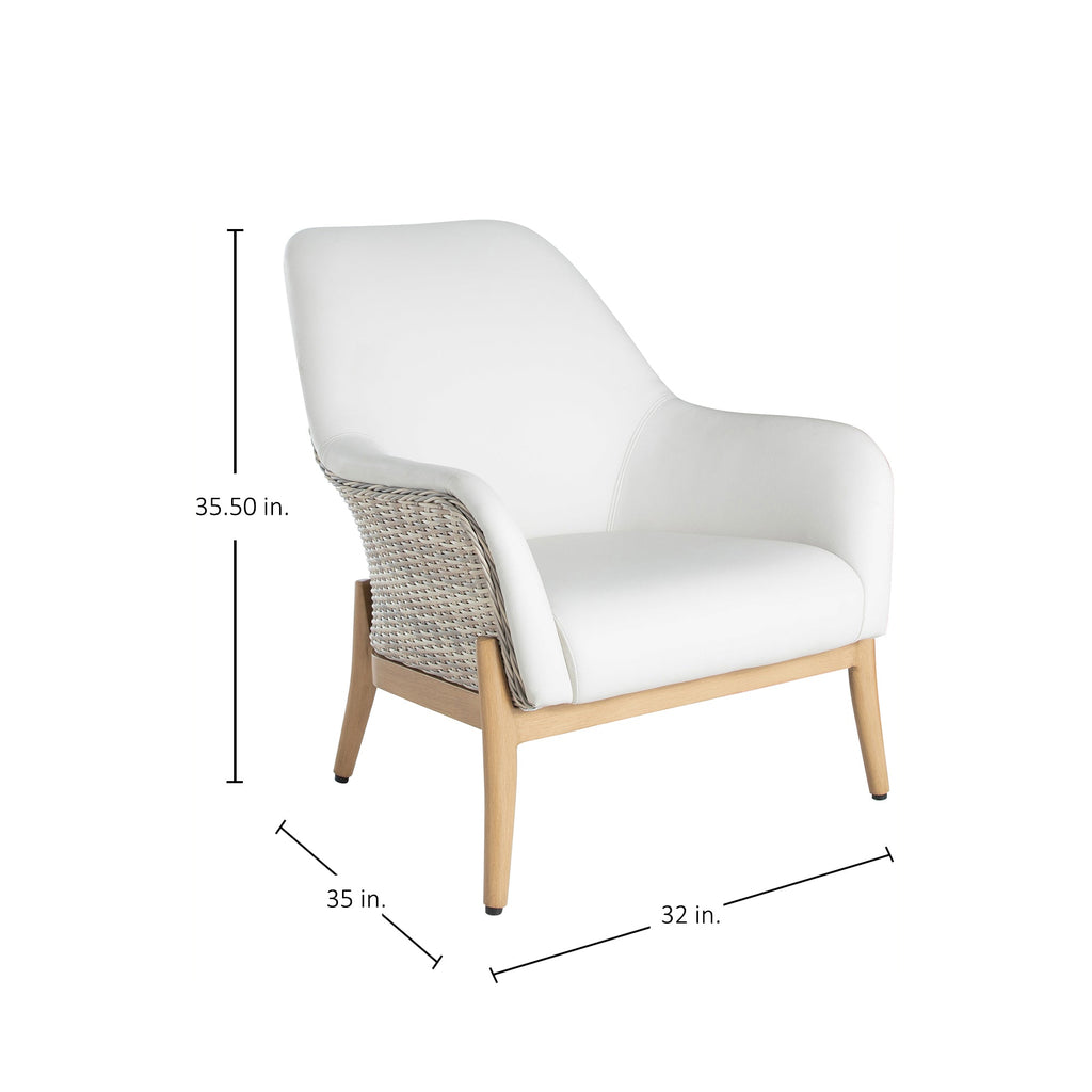 Palma N-Dura Resin Wicker Outdoor Lounge Chair