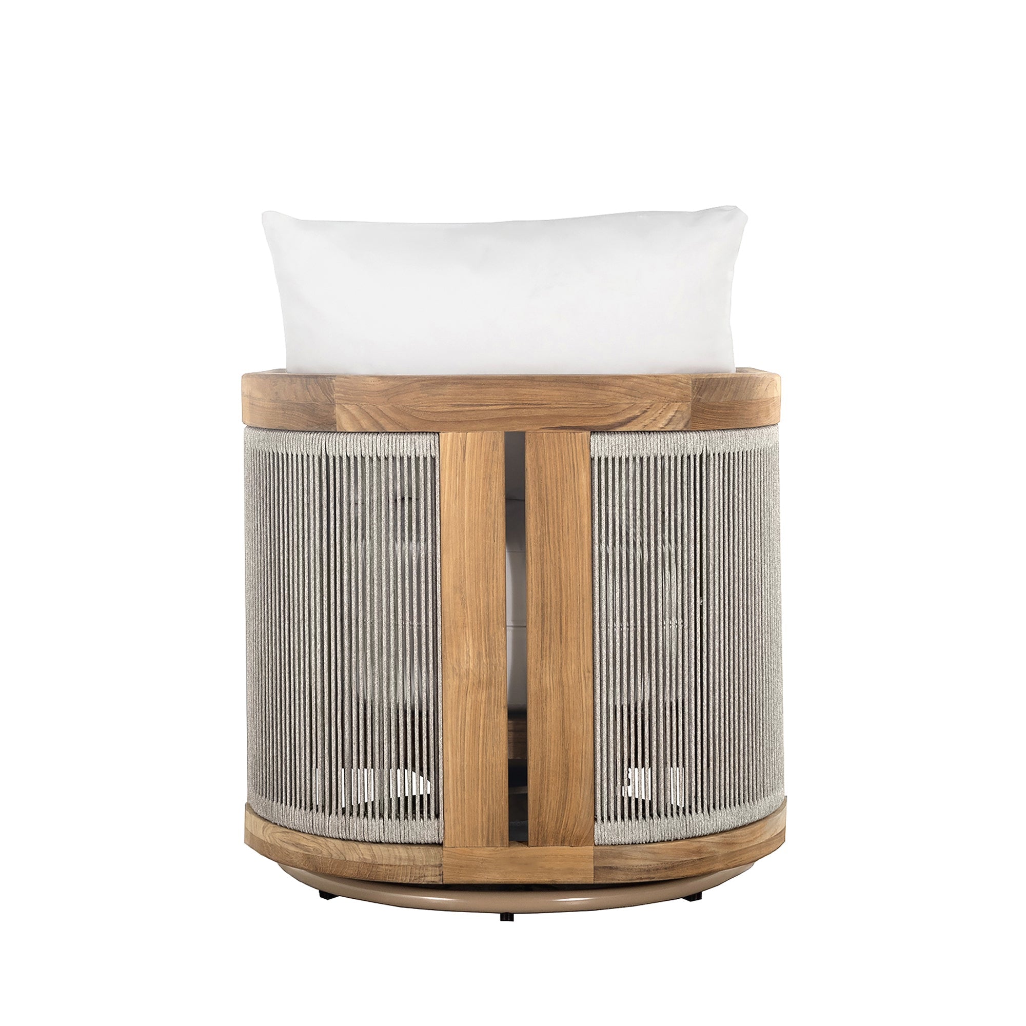 Avalon Teak Outdoor Swivel Lounge Chair