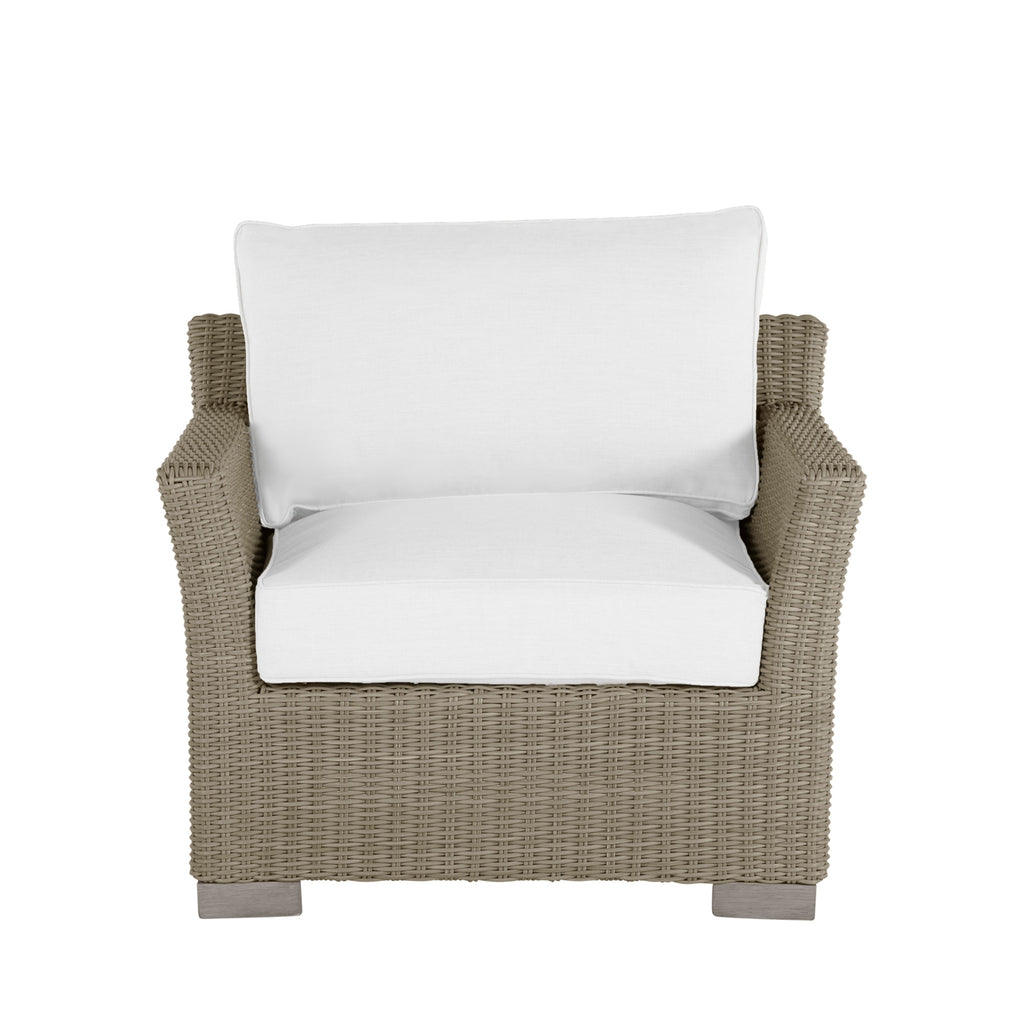 Club Woven Resin Wicker Outdoor Lounge Chair
