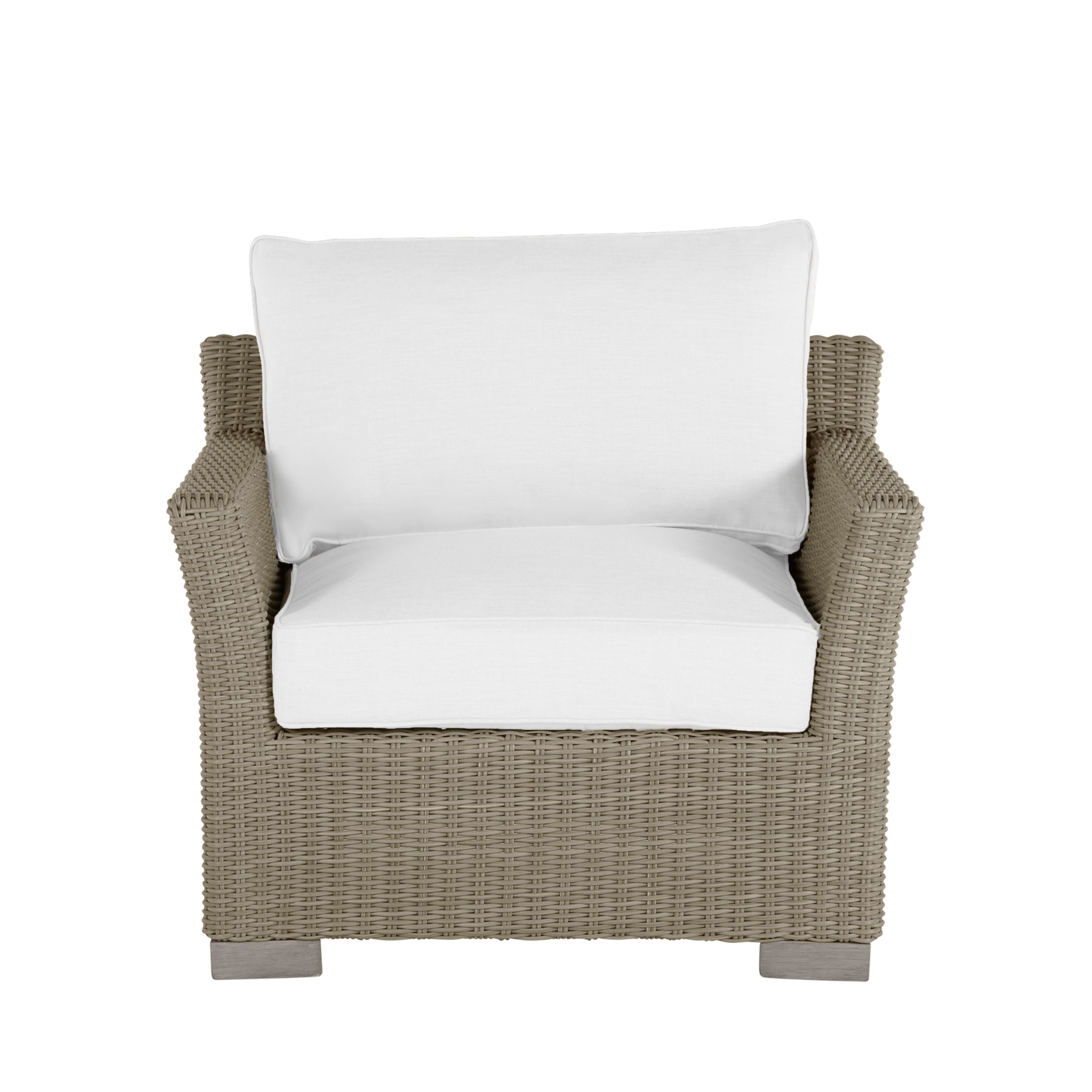 Club Woven Resin Wicker Outdoor Lounge Chair