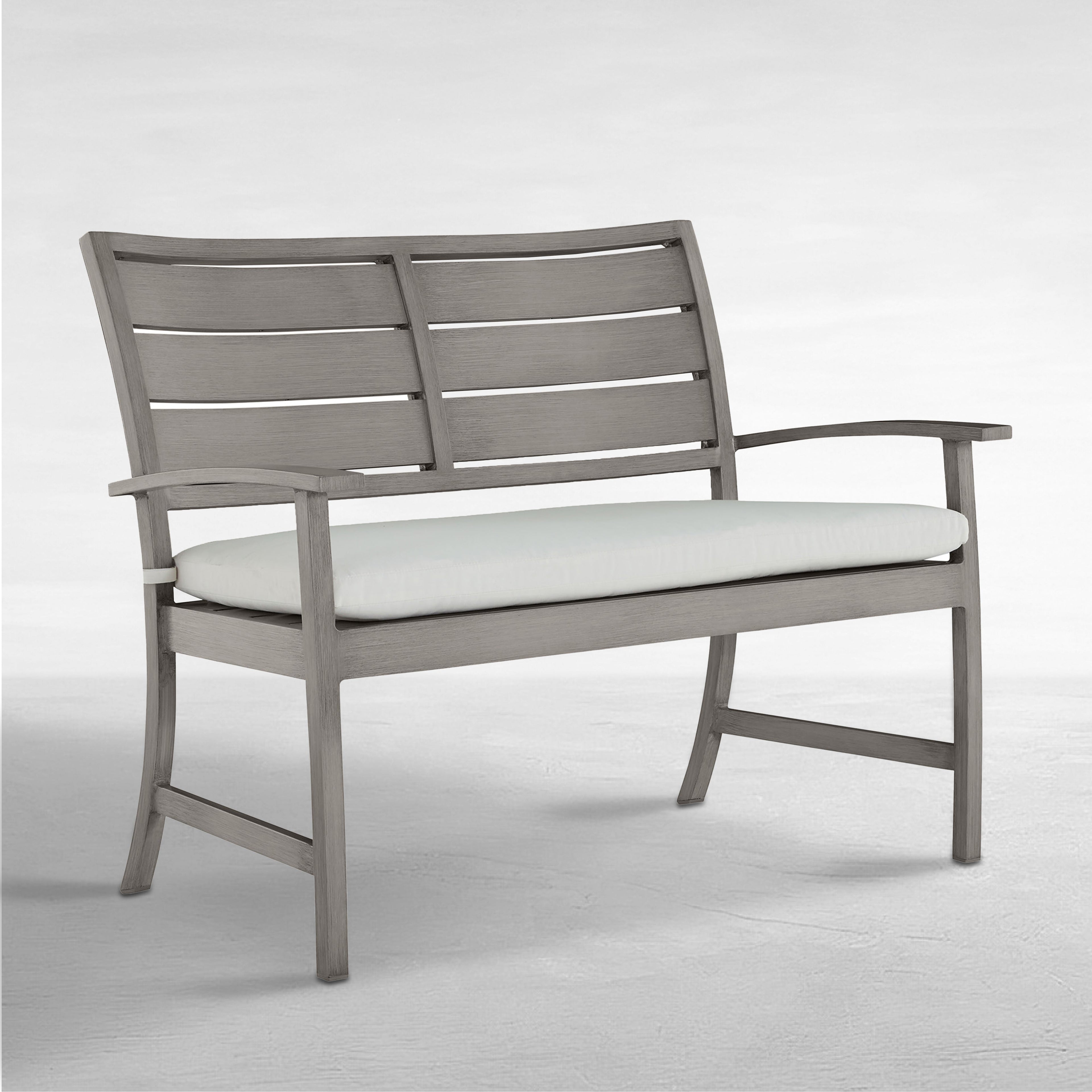 Charleston Aluminum Outdoor Bench