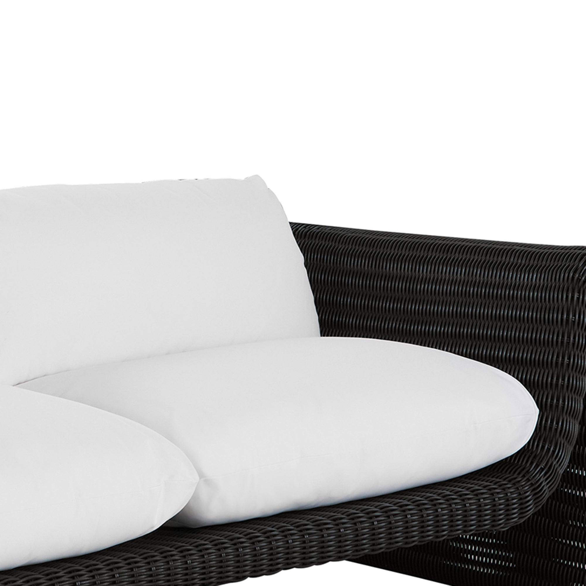 Como Resin Wicker Sofa