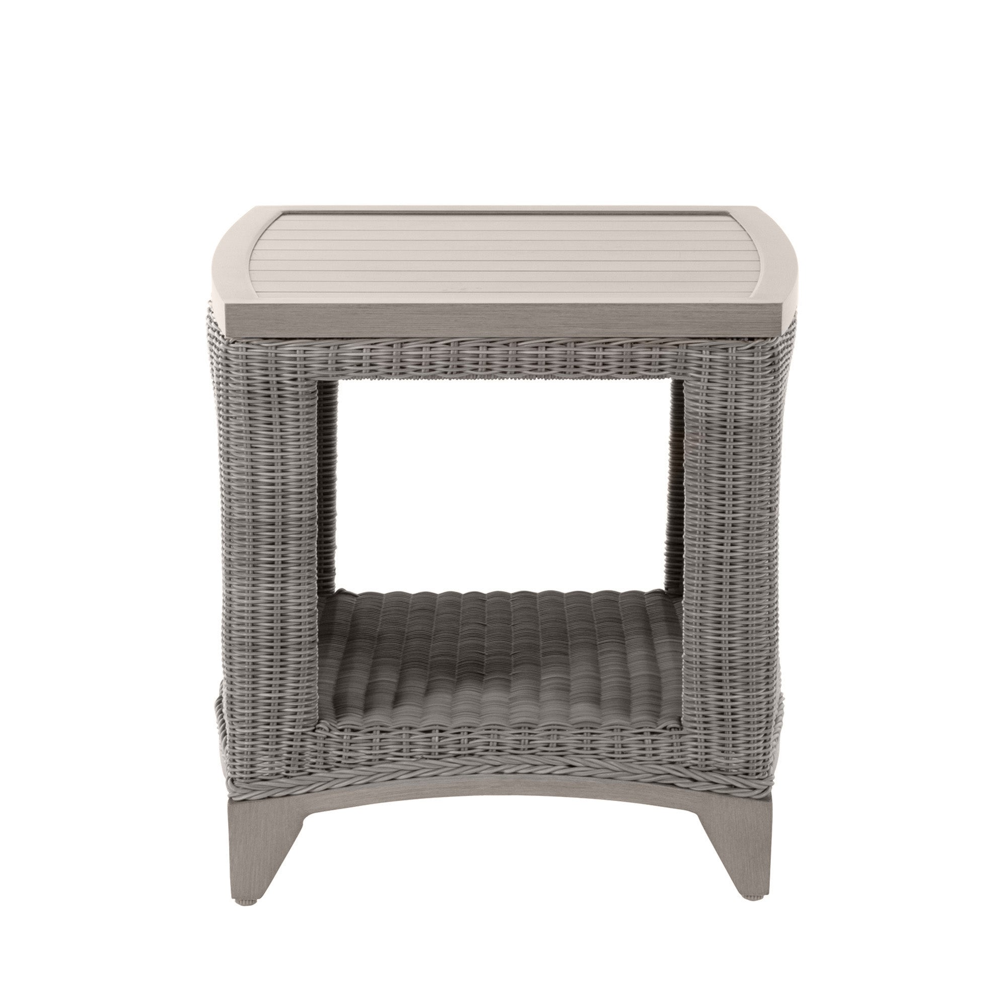Astoria Wicker 21" Square Outdoor End Table