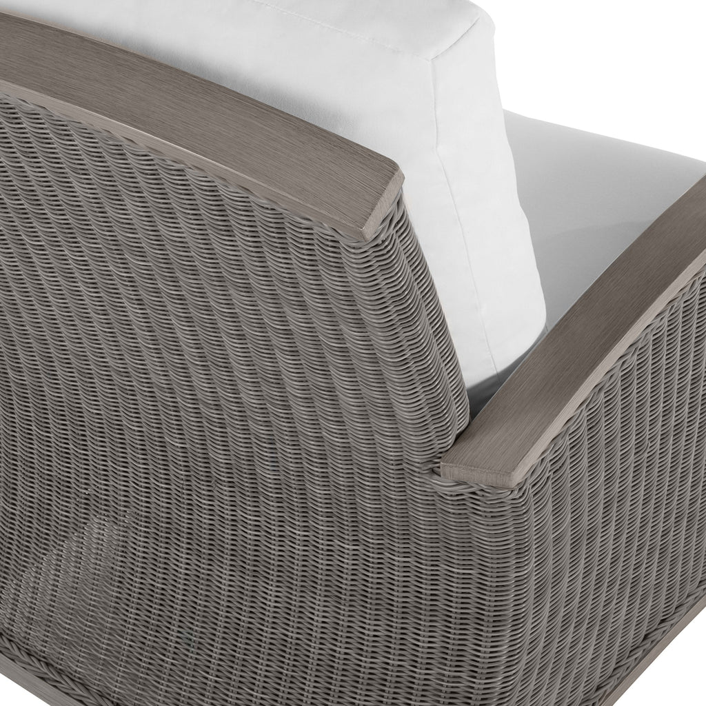 Astoria Resin Wicker Outdoor Swivel Glider Chair