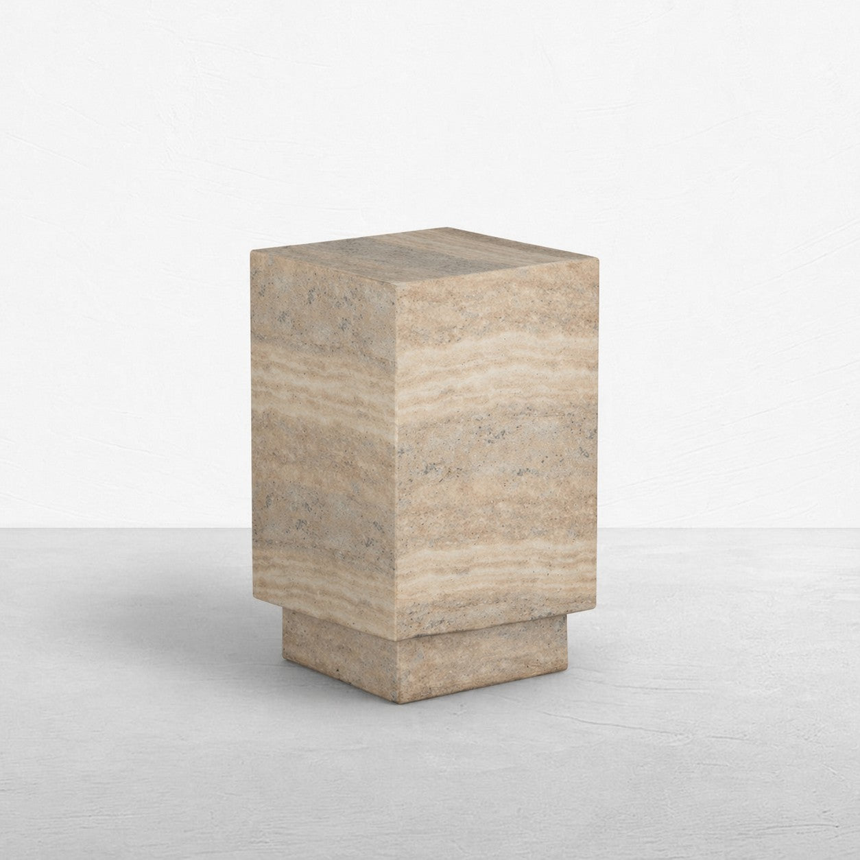 Ridge Cast Stone Drink Table