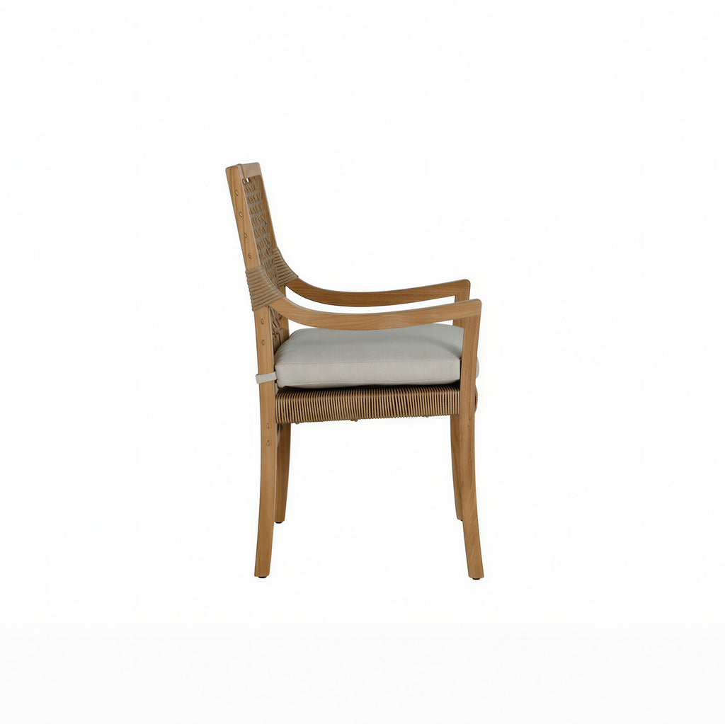Aspen Teak Outdoor Dining Arm Chair
