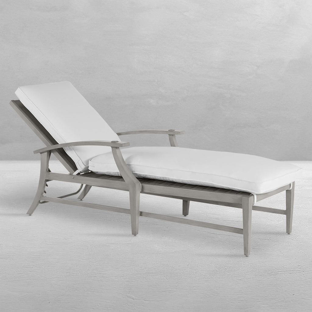 Croquet Aluminum Outdoor Chaise Lounge