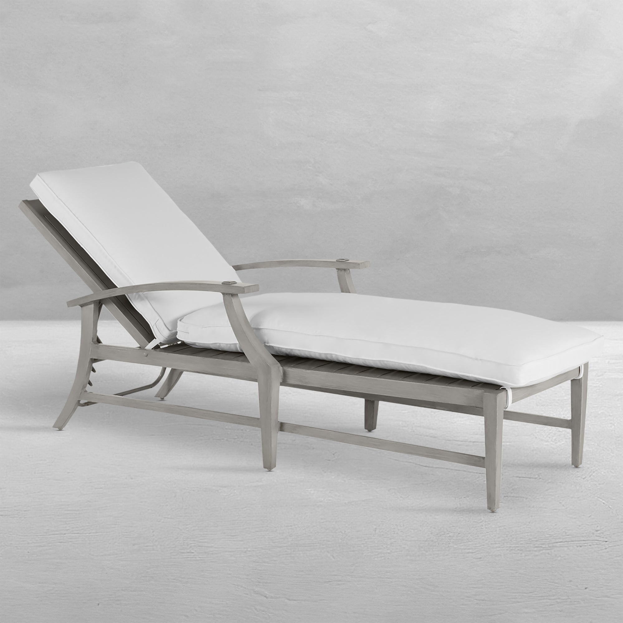 Croquet Aluminum Outdoor Chaise Lounge