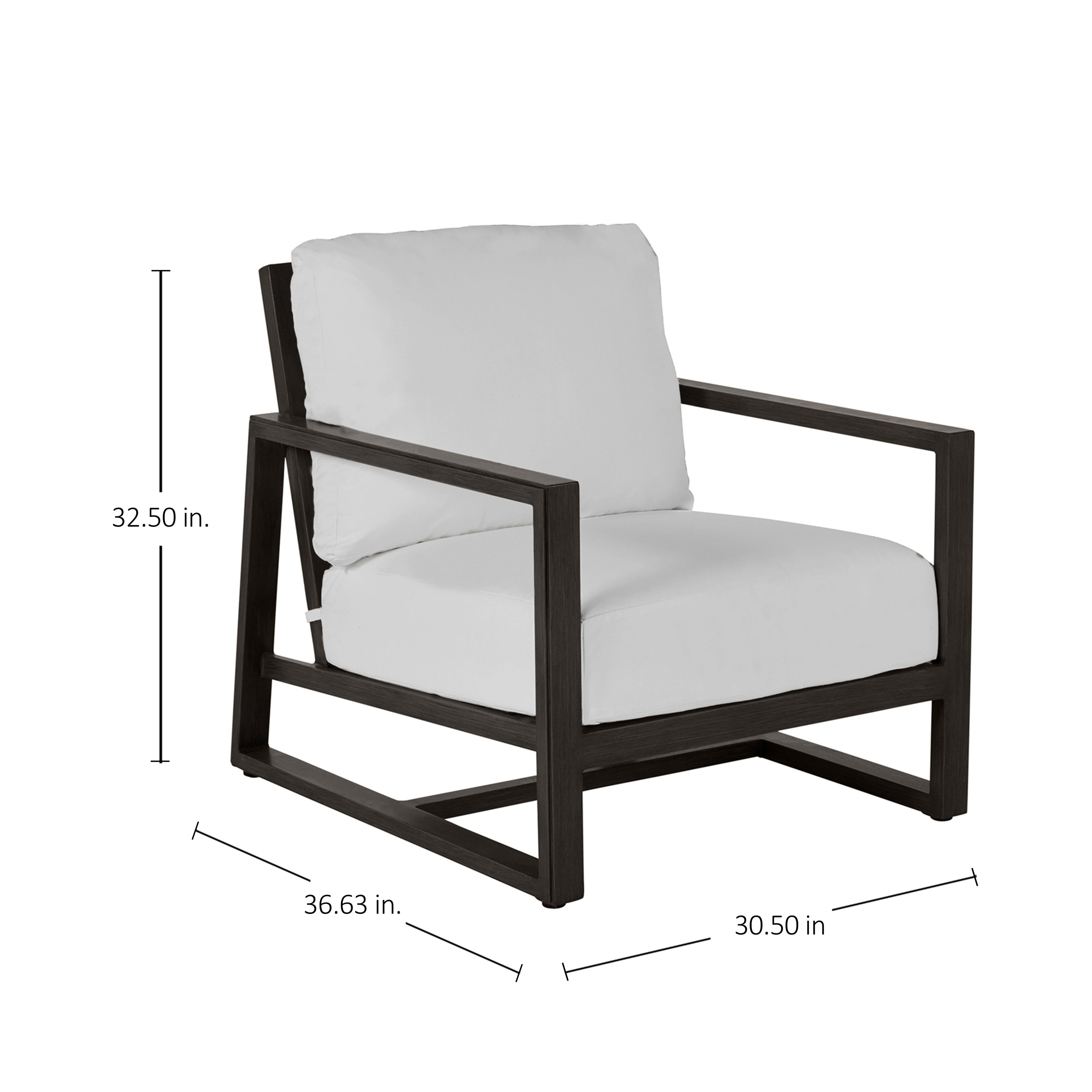 Avondale Aluminum Outdoor Lounge Chair