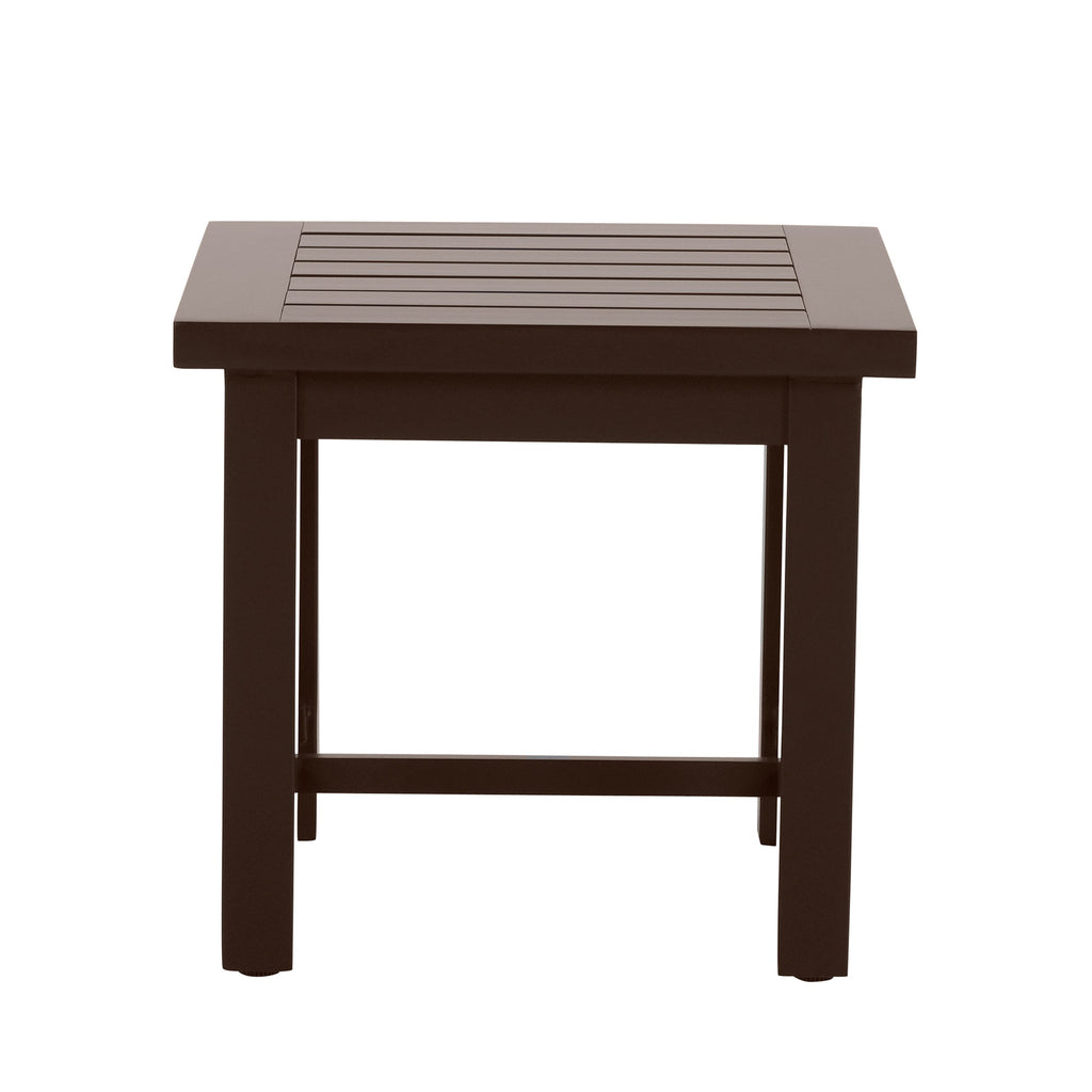 Club Aluminum 22.5" Square Outdoor End Table