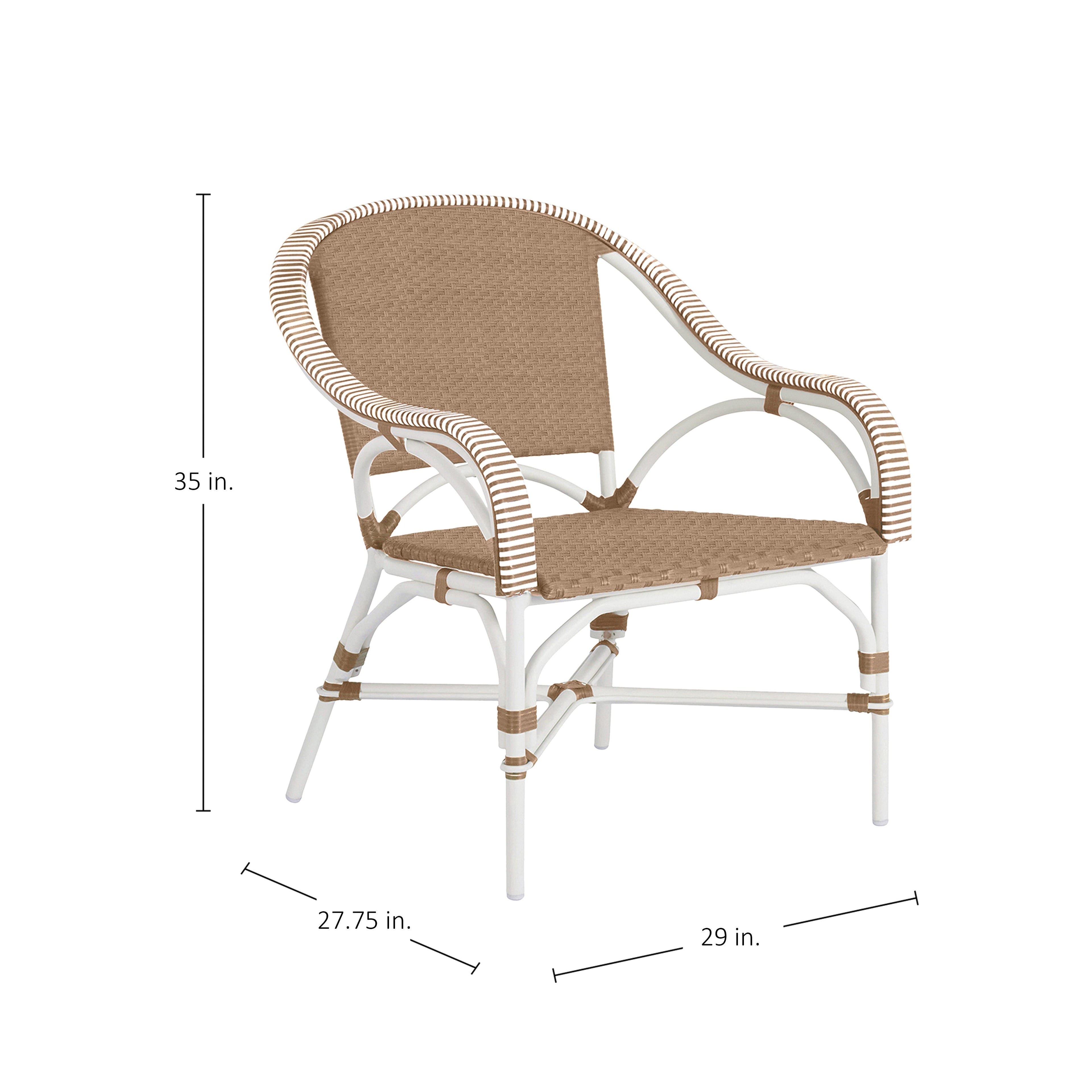 Savoy N-Dura Resin Wicker Outdoor Lounge Chair