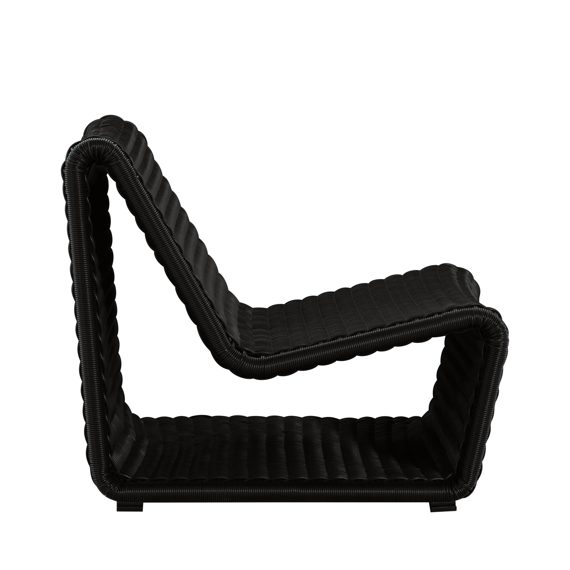 Como Resin Wicker Lounge