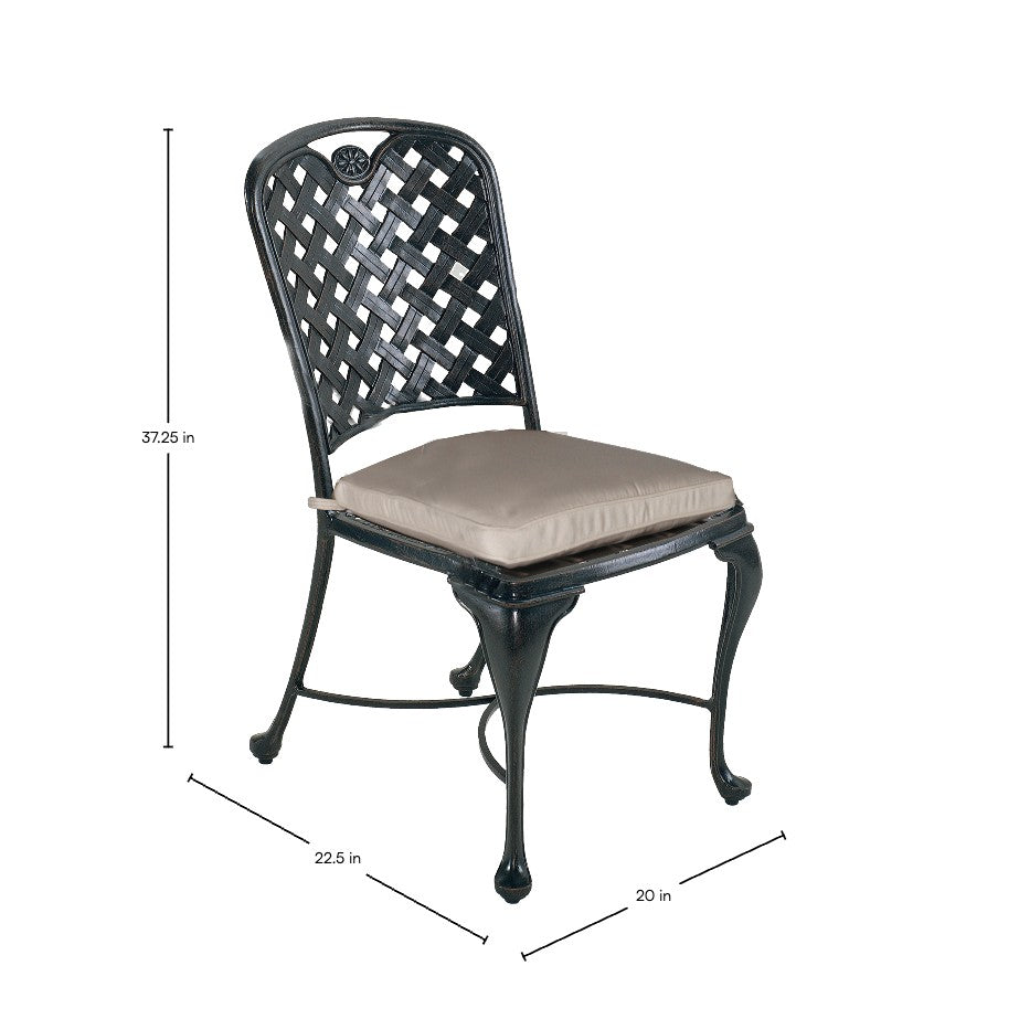 Provance Cast Aluminum Outdoor Dining Side Chair