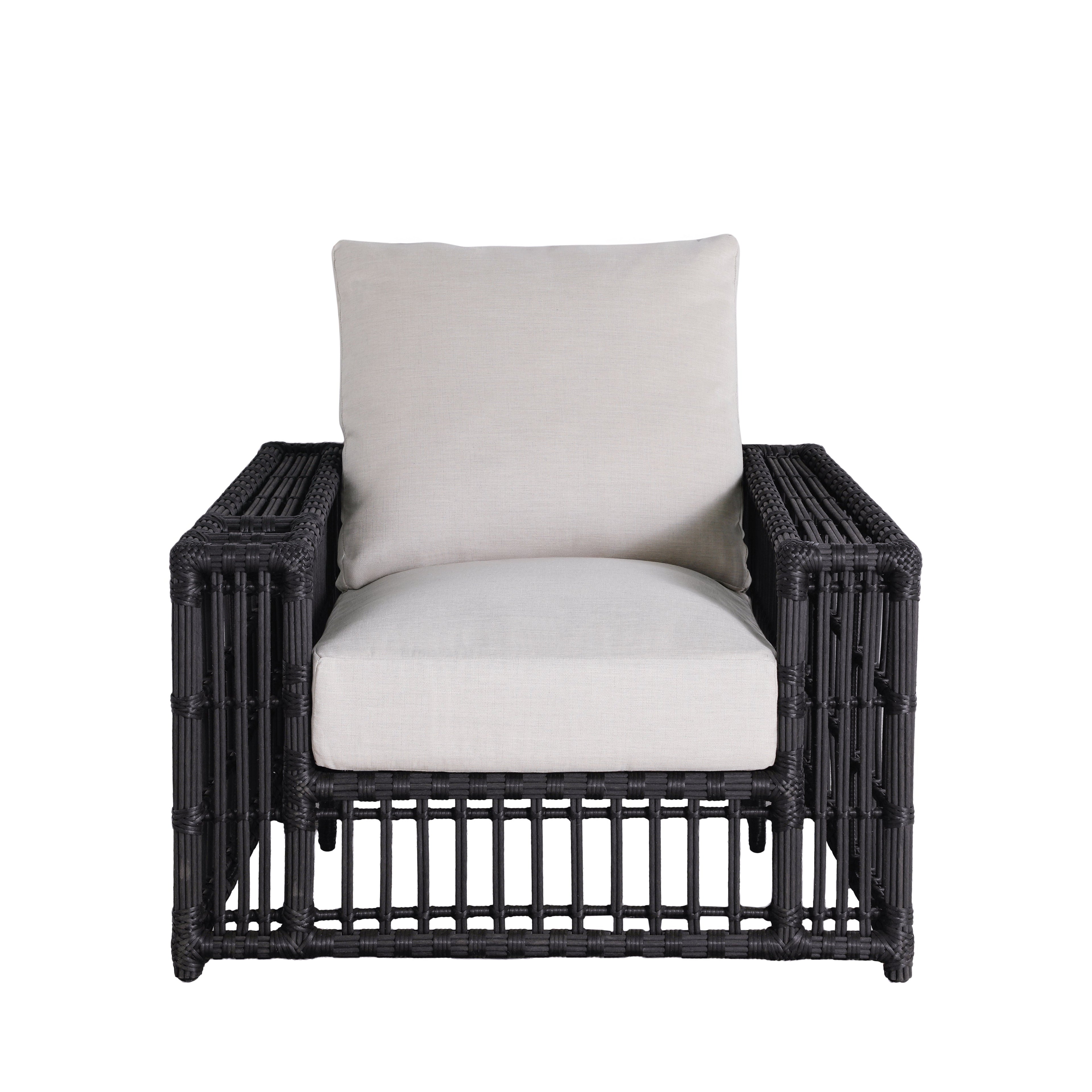Newport Wicker Woven Recliner Lounge Chair