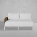 Havana Resin Wicker Outdoor Left Arm Facing Sofa