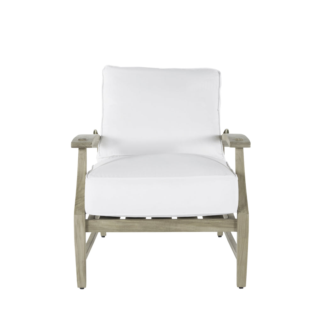 Croquet Teak Outdoor Recliner Chair