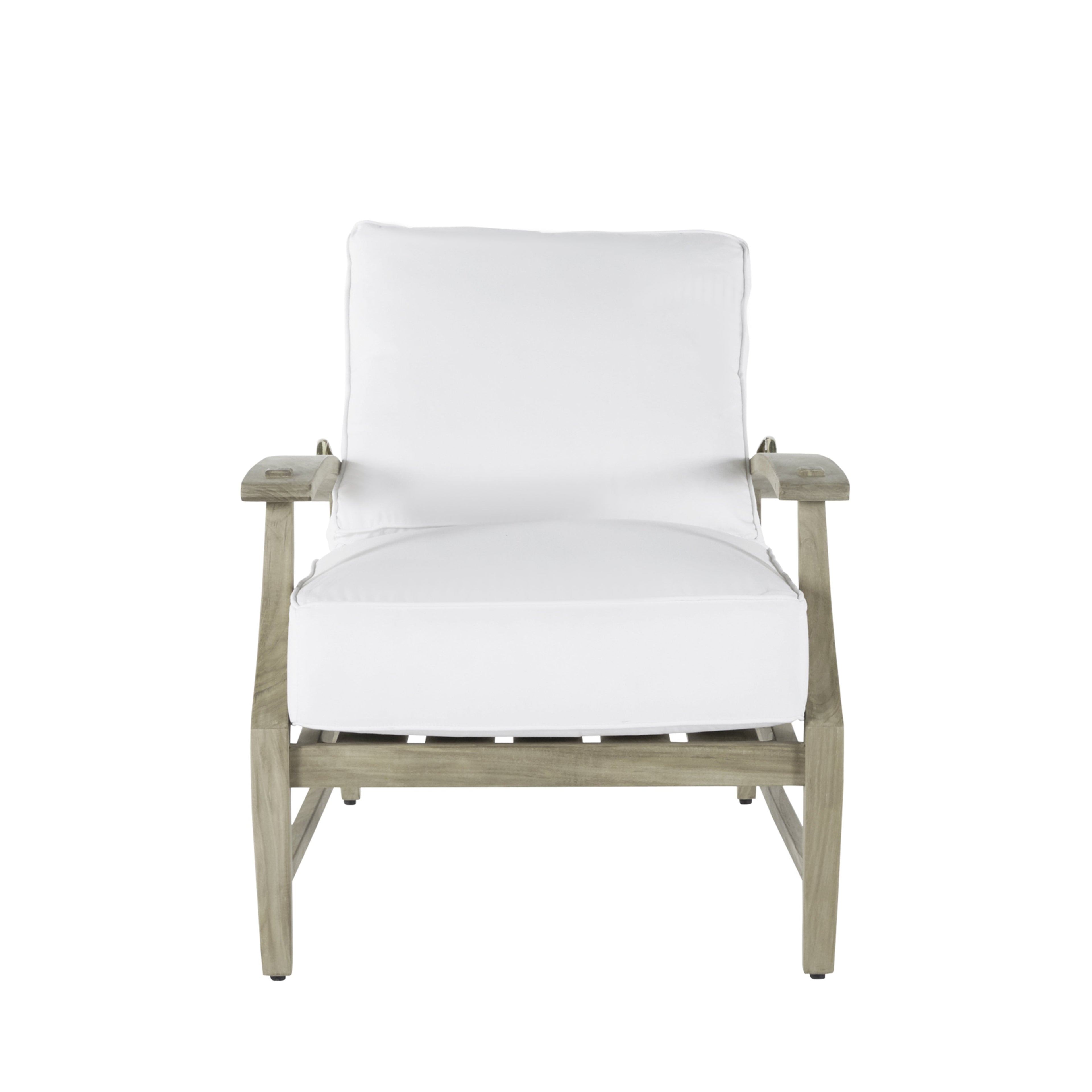 Croquet Teak Outdoor Recliner Chair