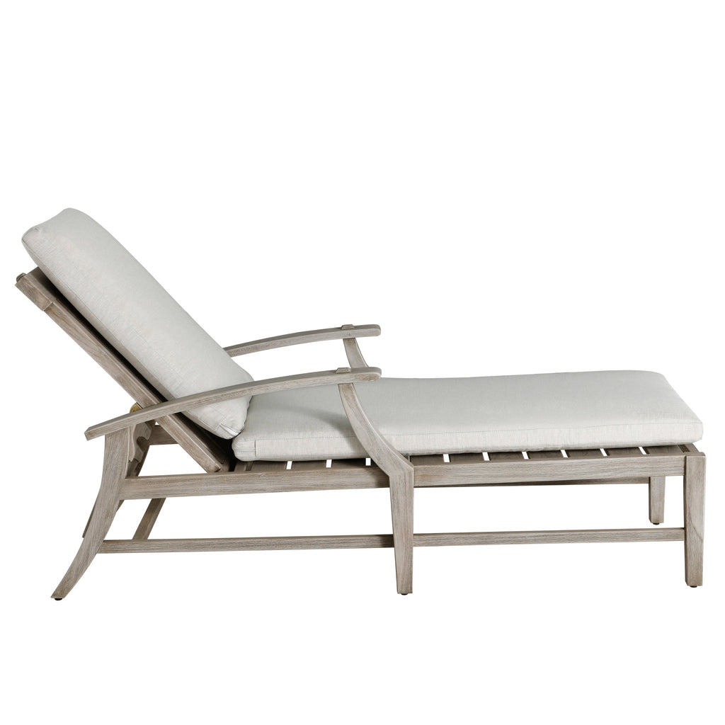 Croquet Teak Outdoor Chaise Lounge