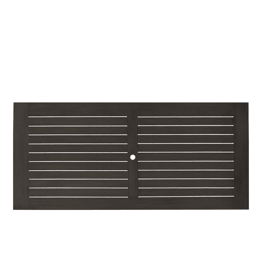 Club Rectangle Outdoor Slatted Dining Table