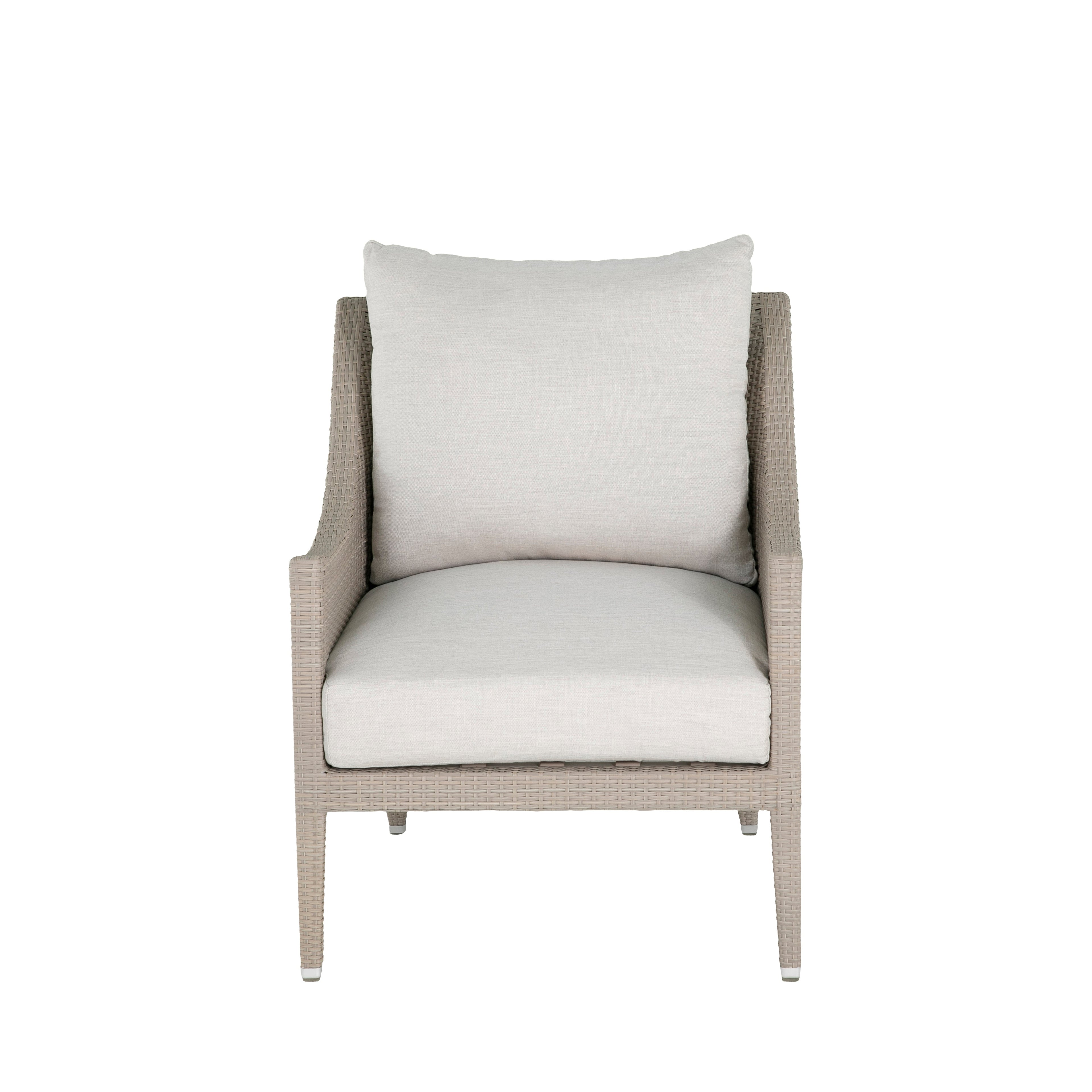 Athena Woven Resin Wicker Outdoor Lounge Chair