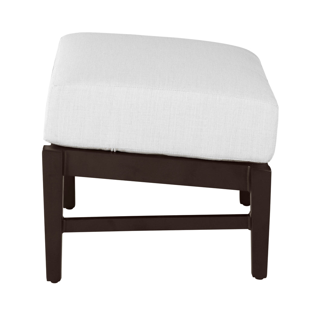 Croquet Aluminum Outdoor Ottoman