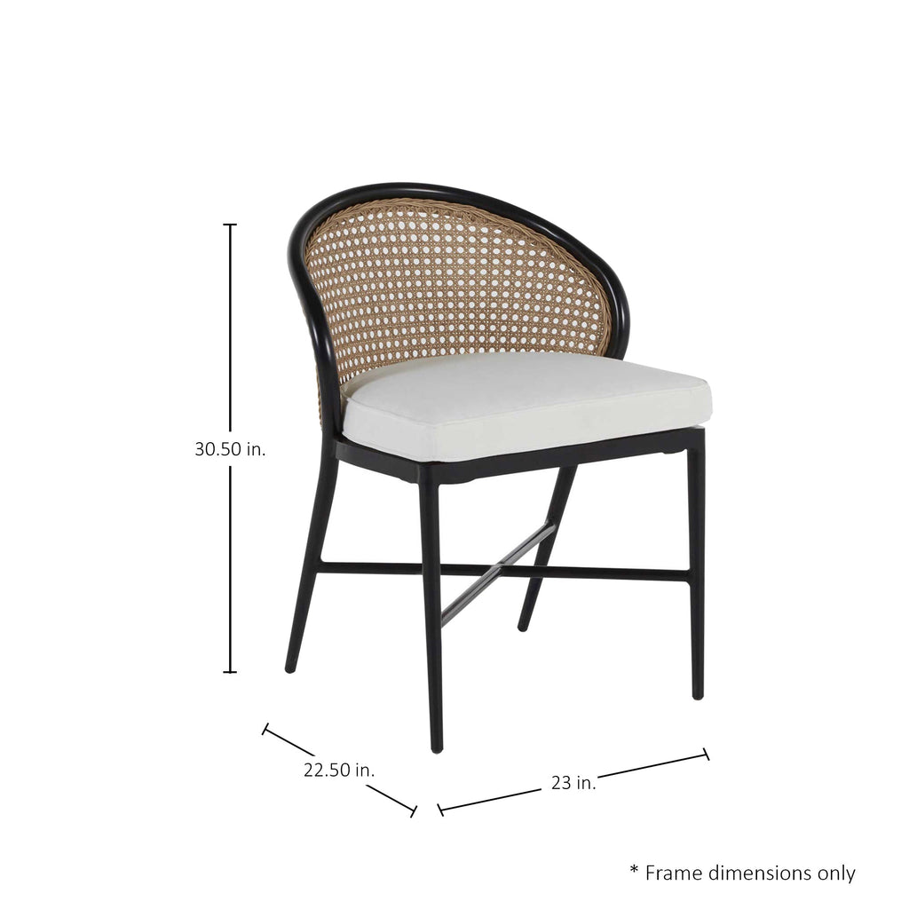 Havana N-Dura Resin Wicker Outdoor Side Chair