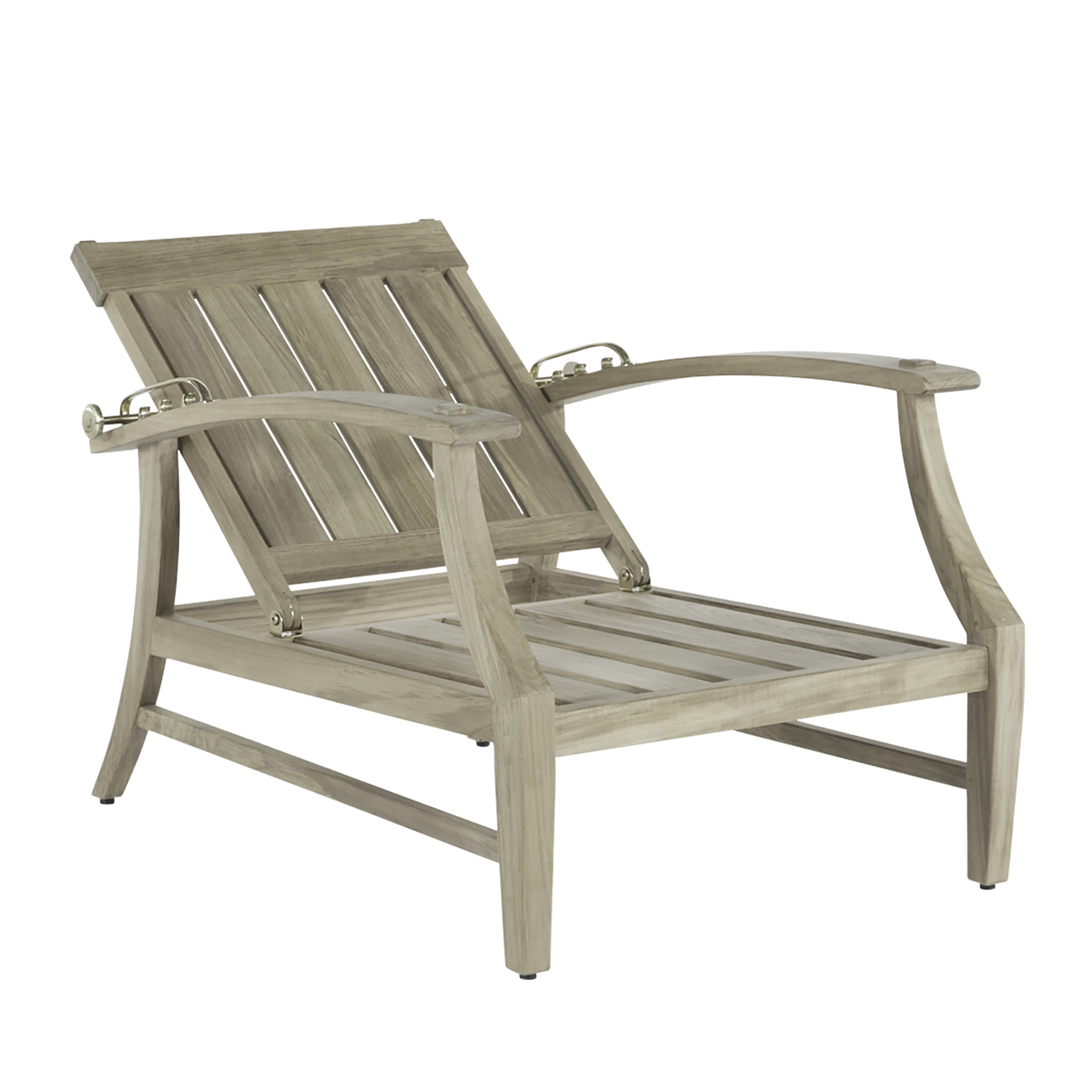 Croquet Teak Outdoor Recliner Chair