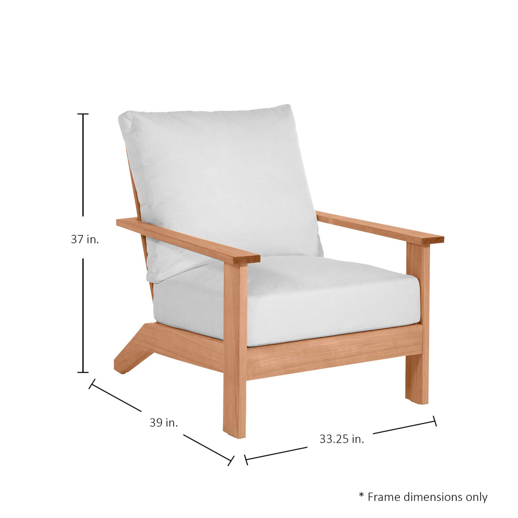 Ashland Teak Outdoor Lounge Chair