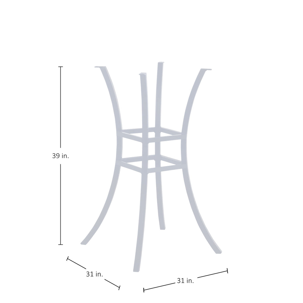 Cort Aluminum Outdoor Pedestal Bar Base