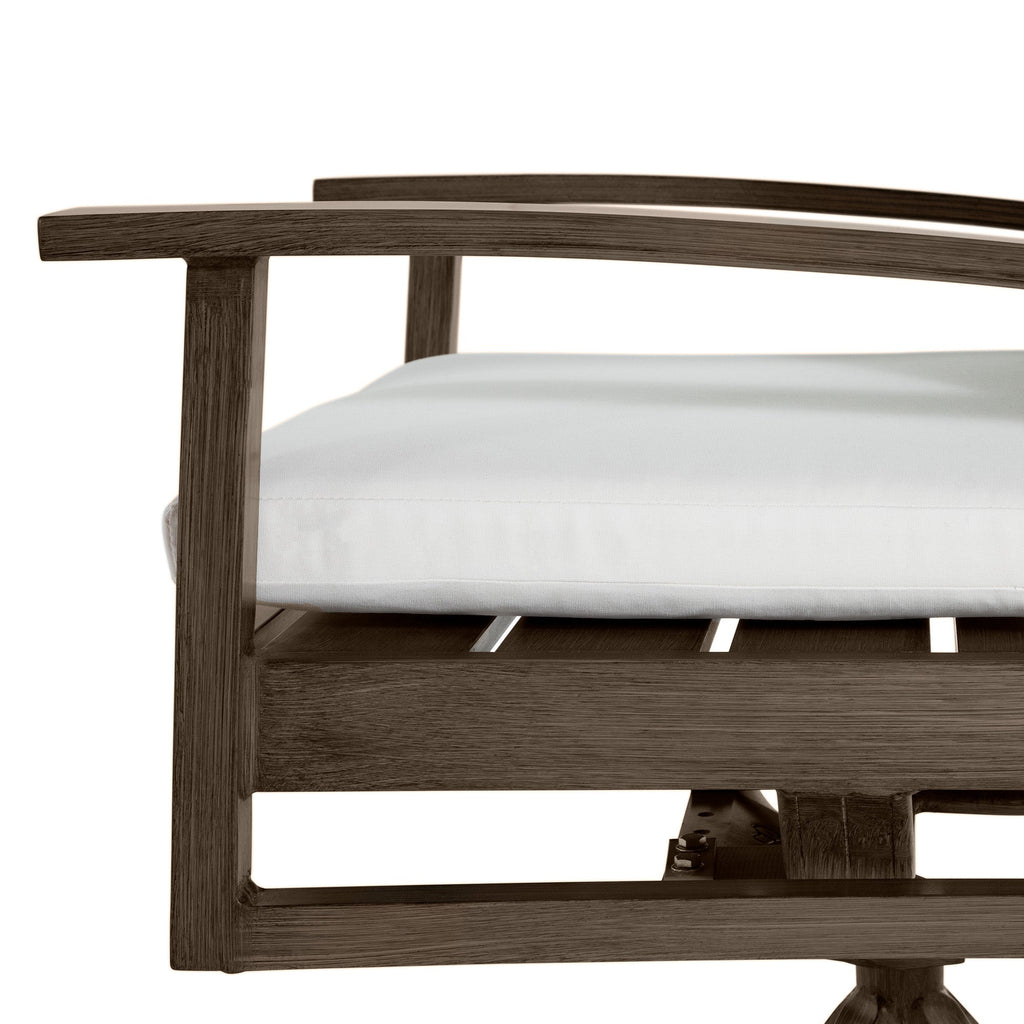 Charleston Aluminum Swivel Rocking Arm Chair