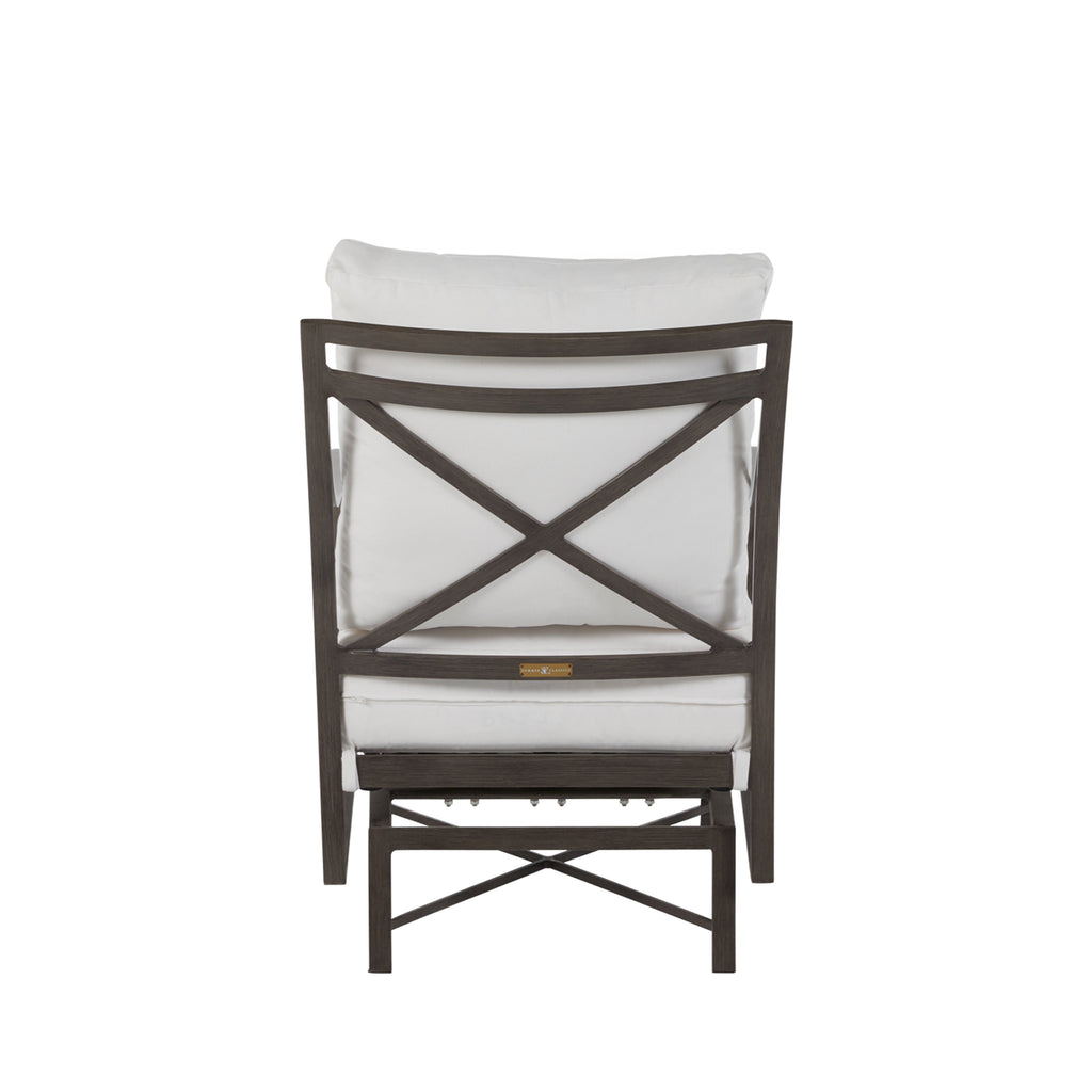 Monaco Aluminum Outdoor Spring Lounge Chair