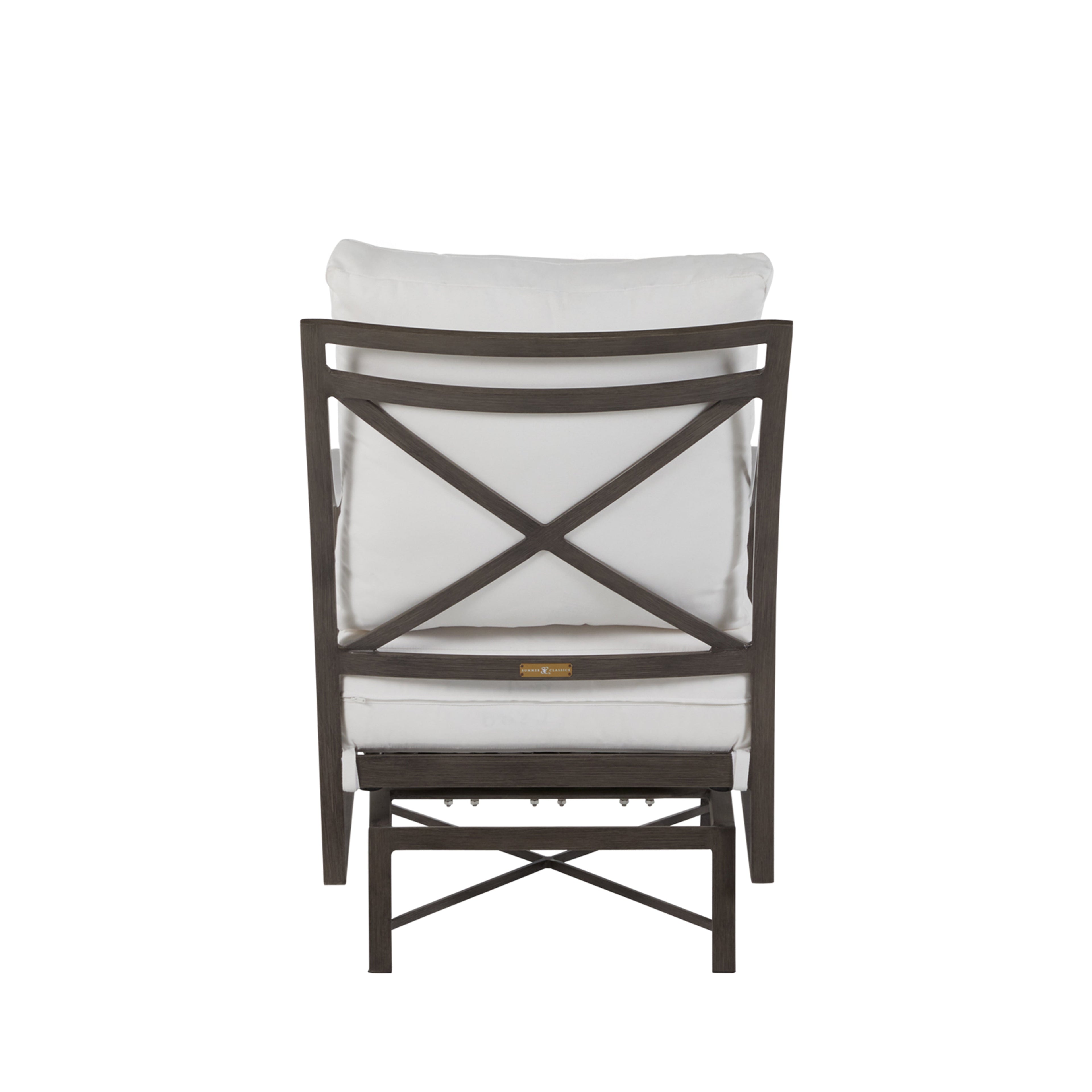Monaco Aluminum Outdoor Spring Lounge Chair