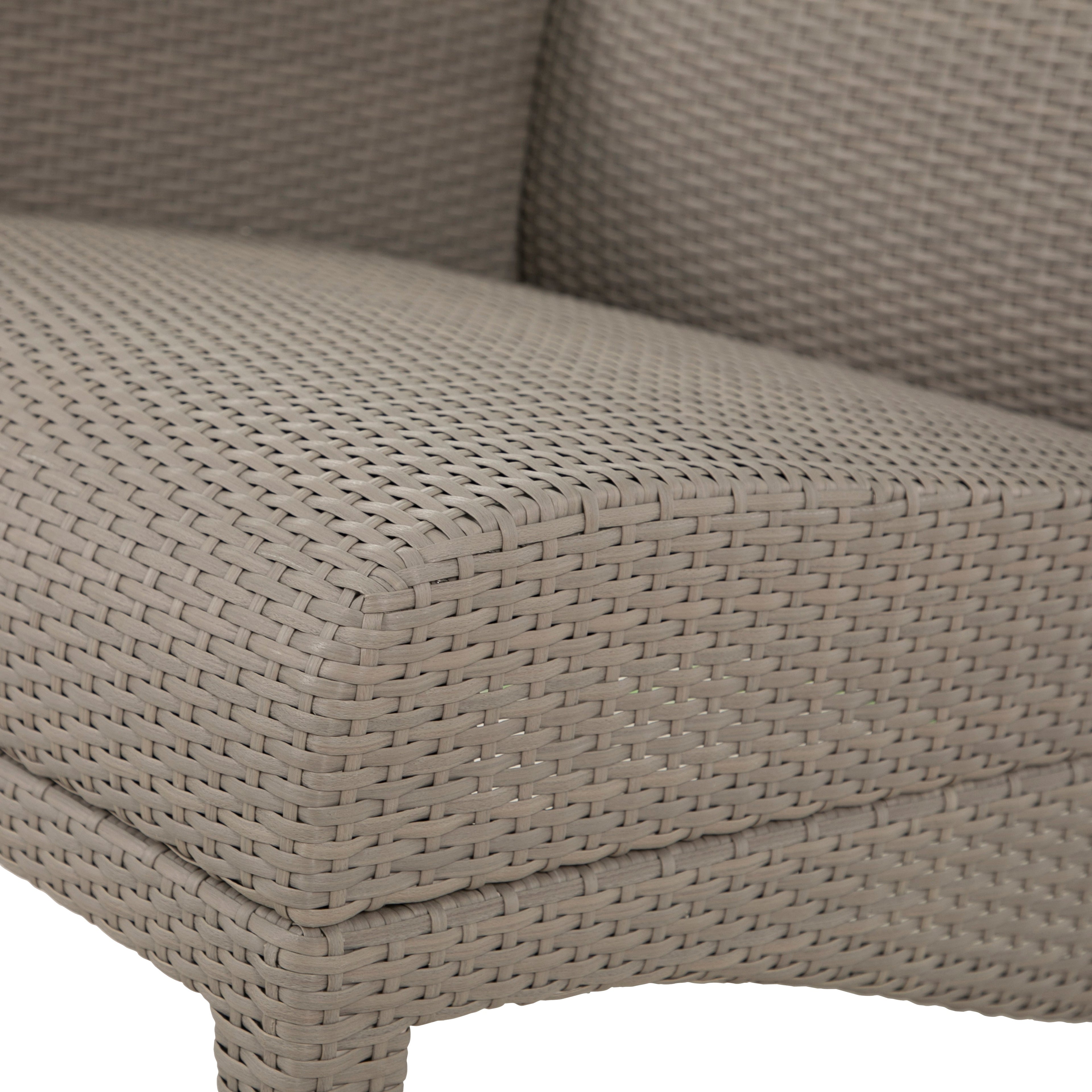 Athena Plus Wicker Slipper Sectional Sofa LAF