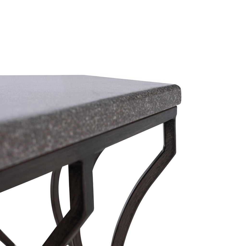 Audrey Wrought Iron Octagonal Outdoor Coffee Table