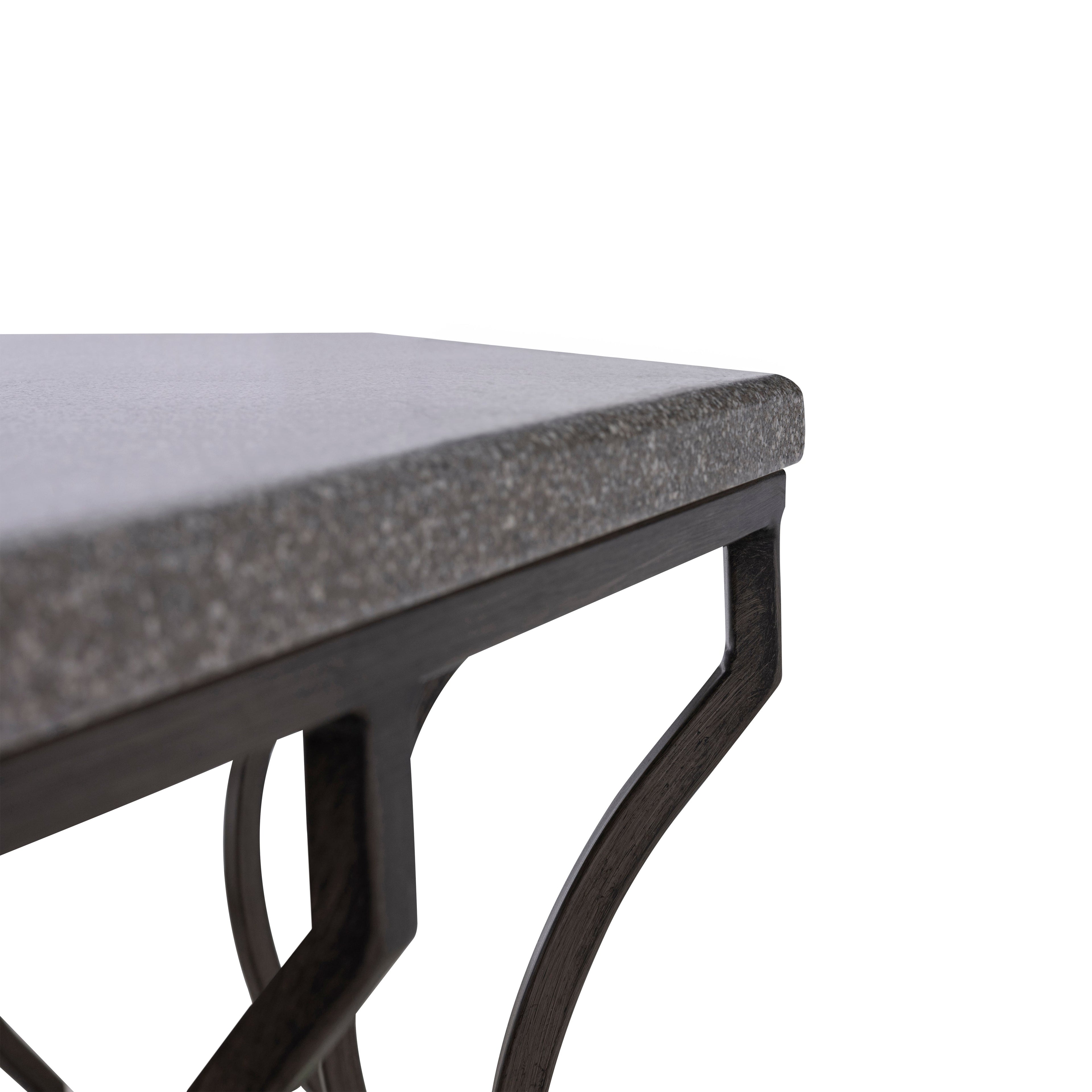 Audrey Wrought Iron Octagonal Outdoor Coffee Table