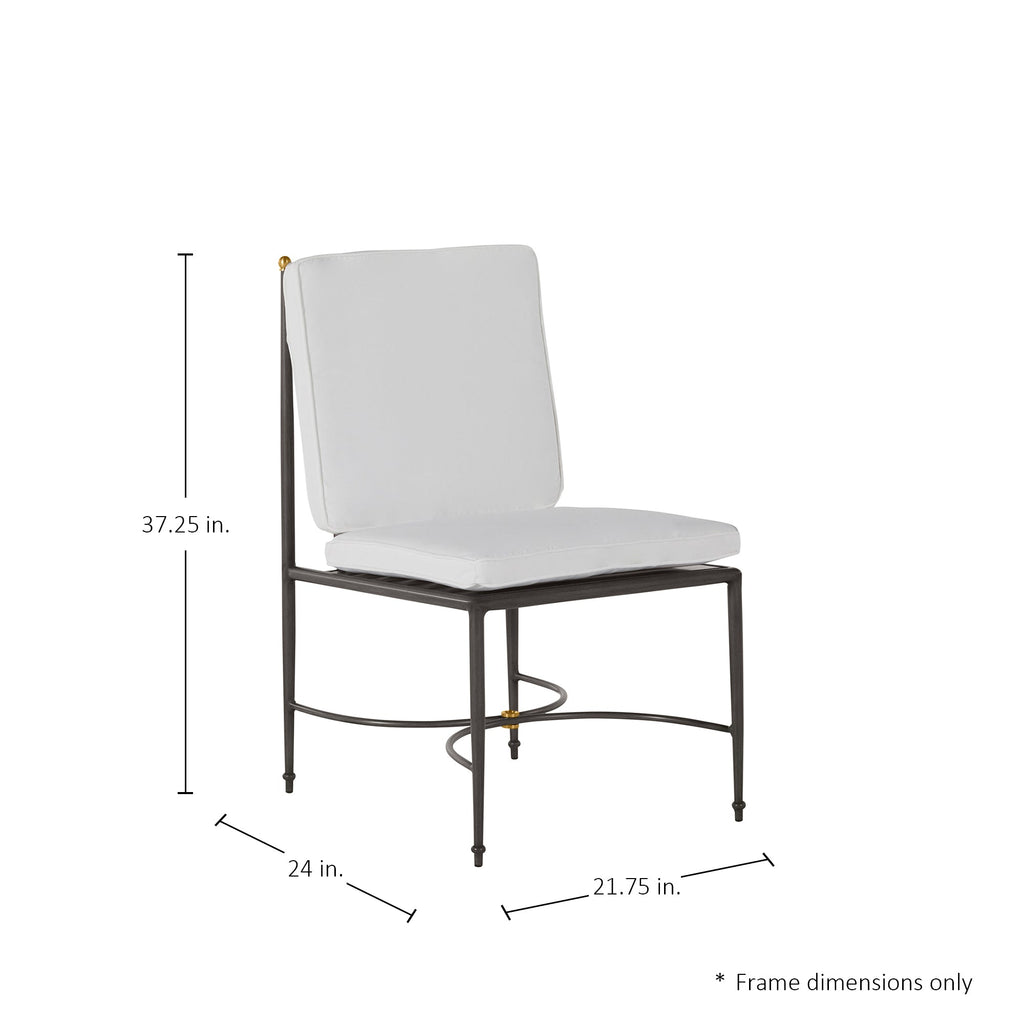 Roma Wrought Aluminum Side Chair