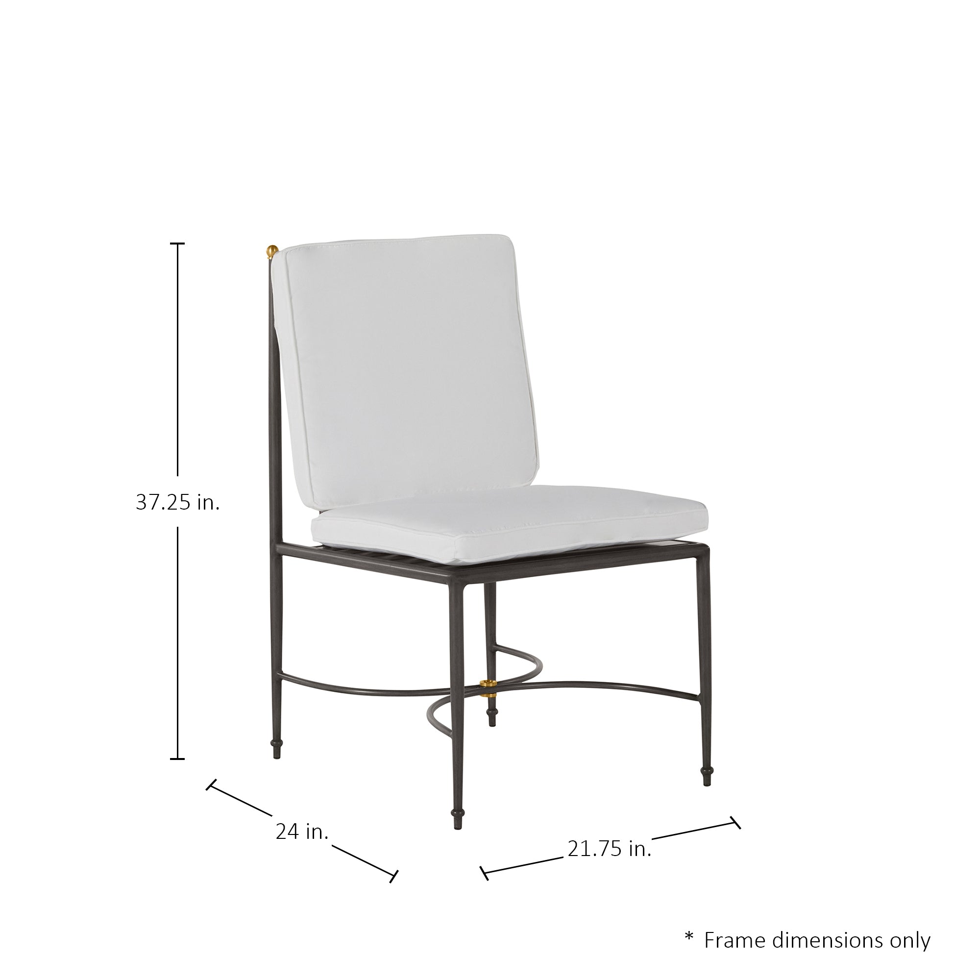 Roma Wrought Aluminum Side Chair