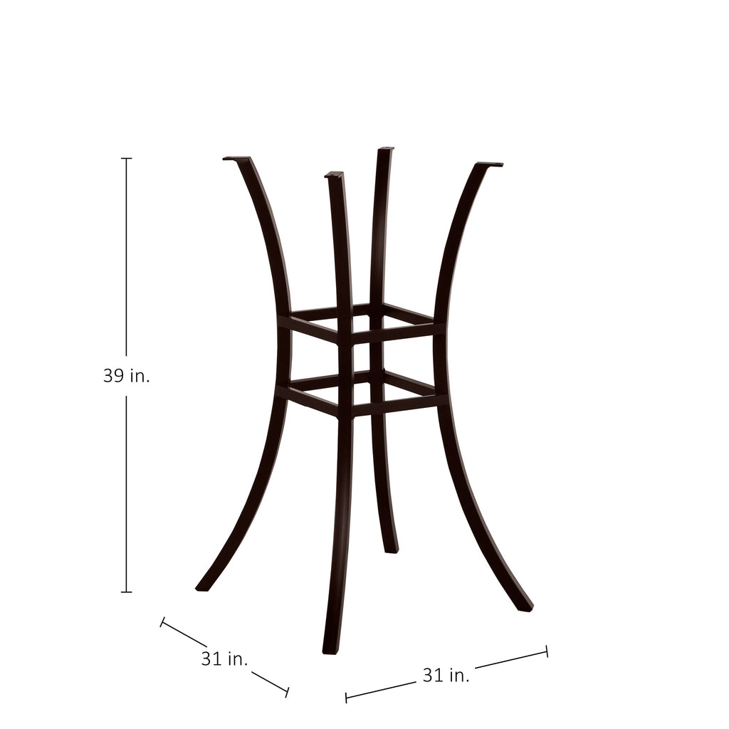 Cort Aluminum Outdoor Pedestal Bar Base