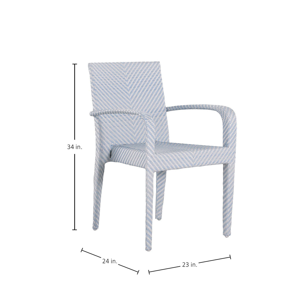 Bari Stacking Arm Chair