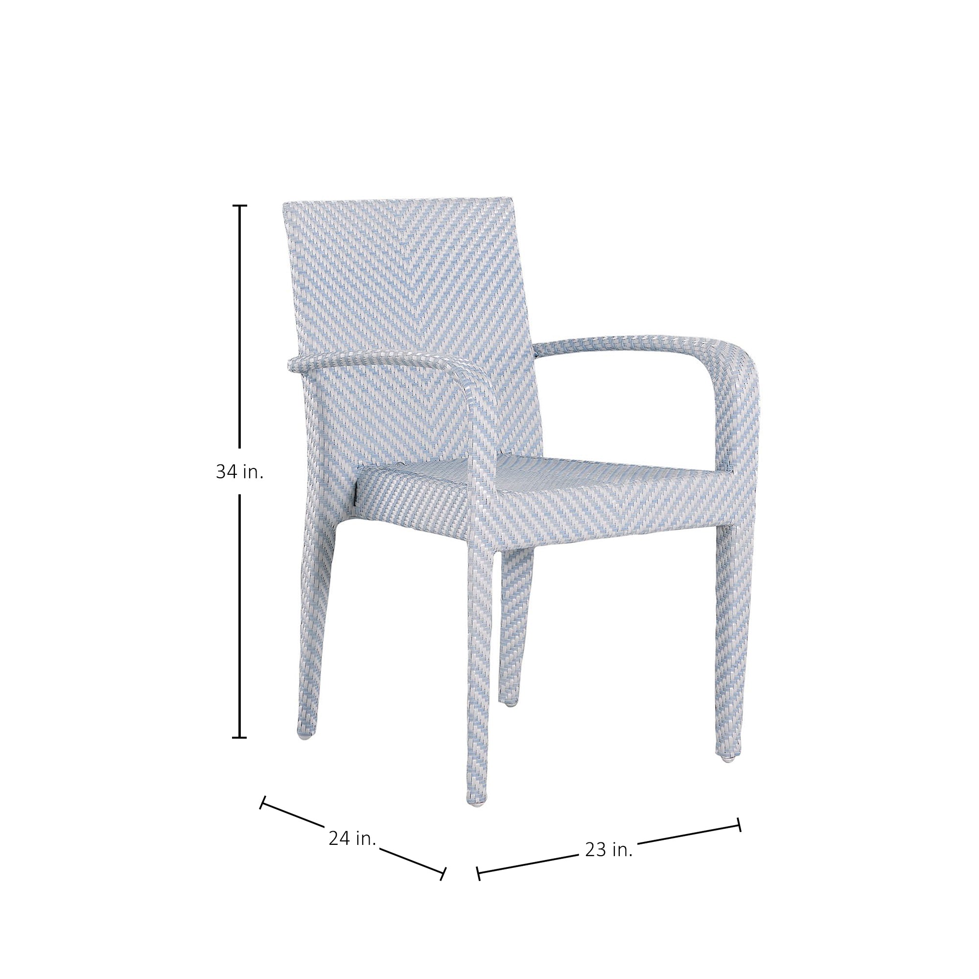 Bari Stacking Arm Chair