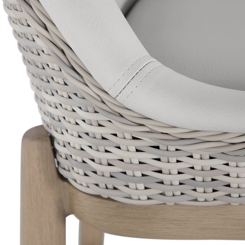 Palma N-Dura Resin Wicker Outdoor Bar Stool