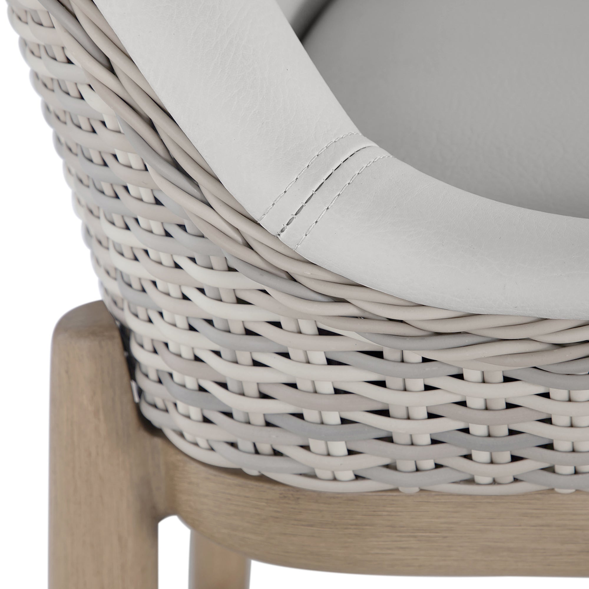 Palma N-Dura Resin Wicker Outdoor Bar Stool