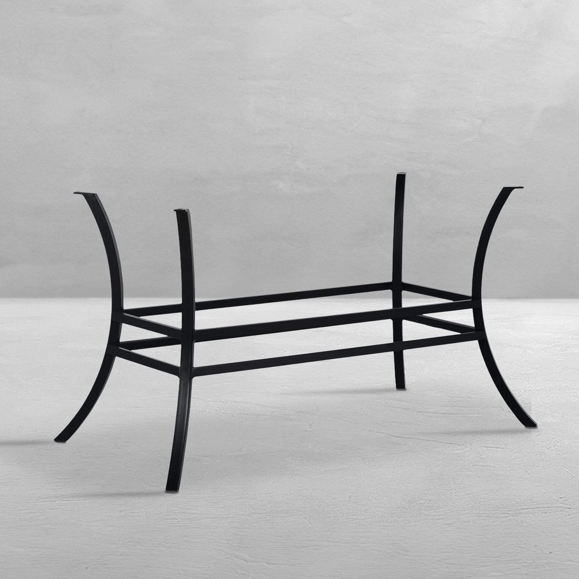 Cort Rectangle Outdoor Pedestal Table Base