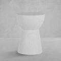 Ibis Cast Stone Round Outdoor Pedestal End Table