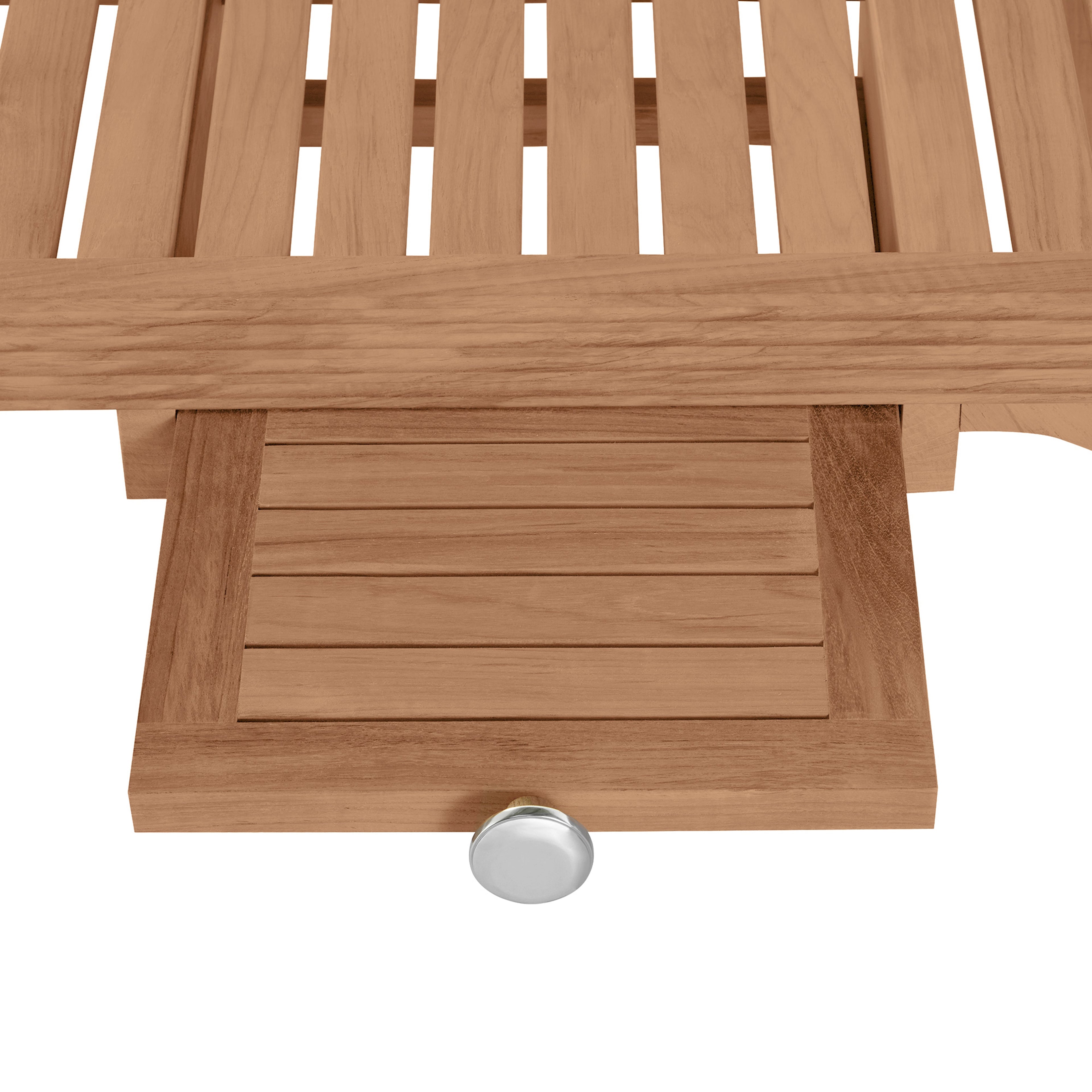 Club Teak Outdoor Armless Chaise Lounge